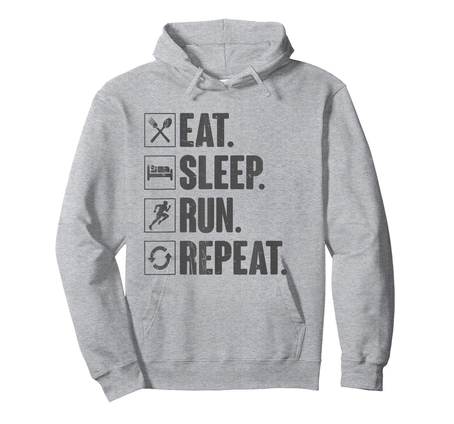 Eat Sleep Run Repeat - Funny Vintage Running Runner Gift T-Shirt