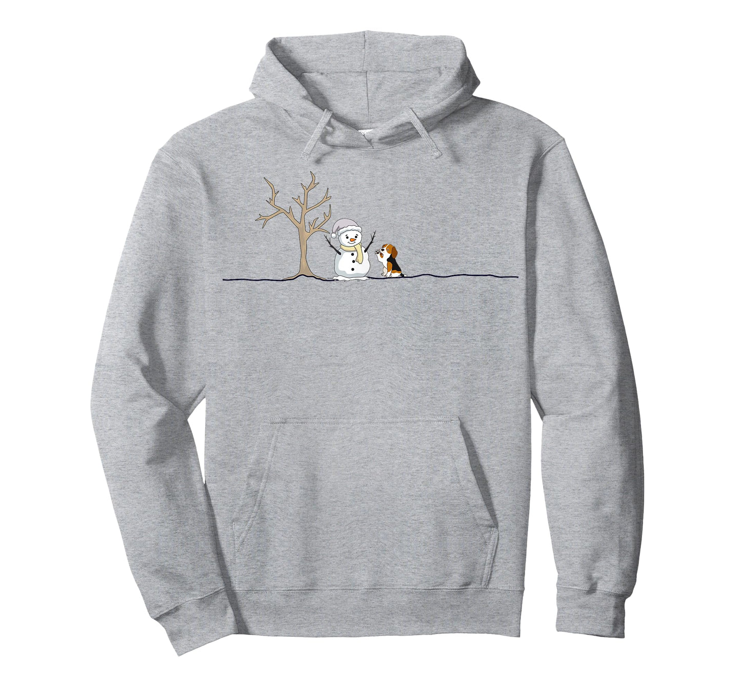 Funny Beagle Dog Christmas Snowman Xmas Lights Pajama T-Shirt