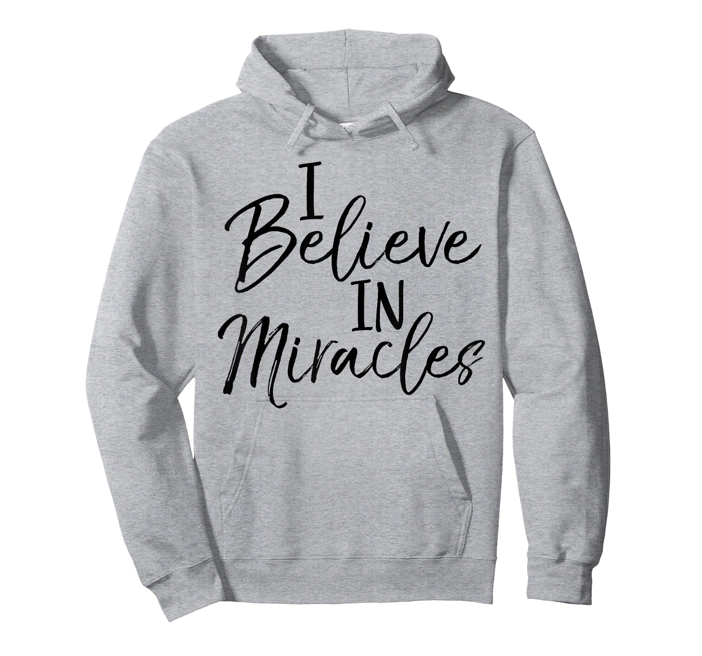 I Believe in Miracles Shirt Fun Cute Faith Christian Tee T-Shirt