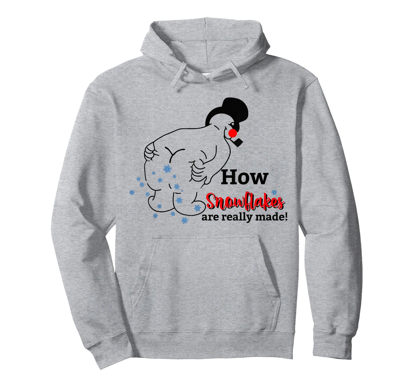 Funny Snowman How Snowflake Are Really Made Christmas Pajama T-Shirt