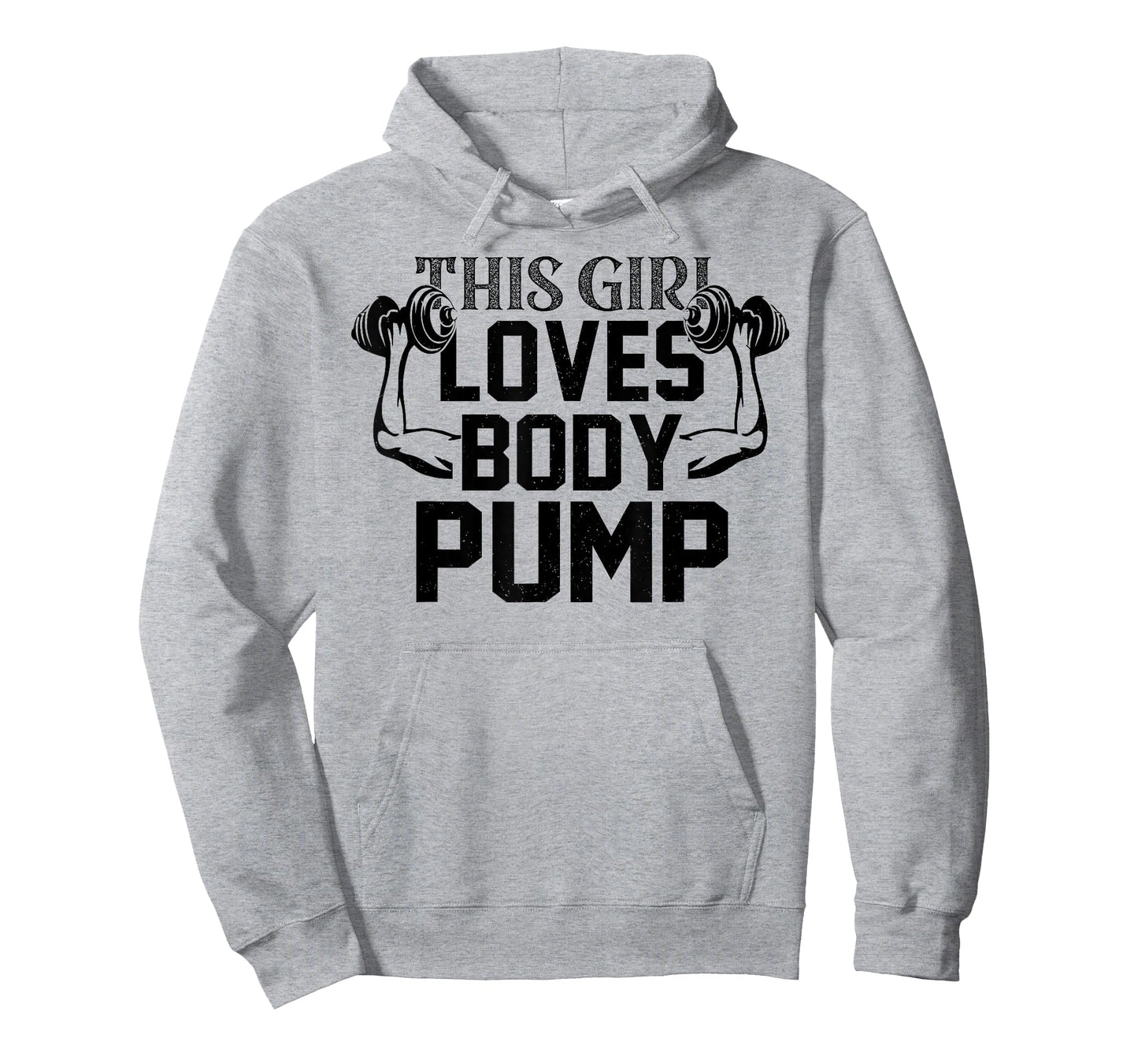 Girl Love Body Pump Female Gym Instructor Funny Fitness Girl T-Shirt