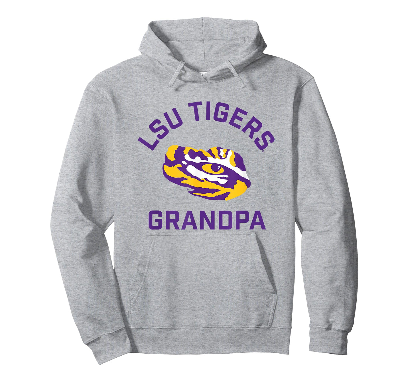 LSU Tigers Arched Grandpa T-Shirt