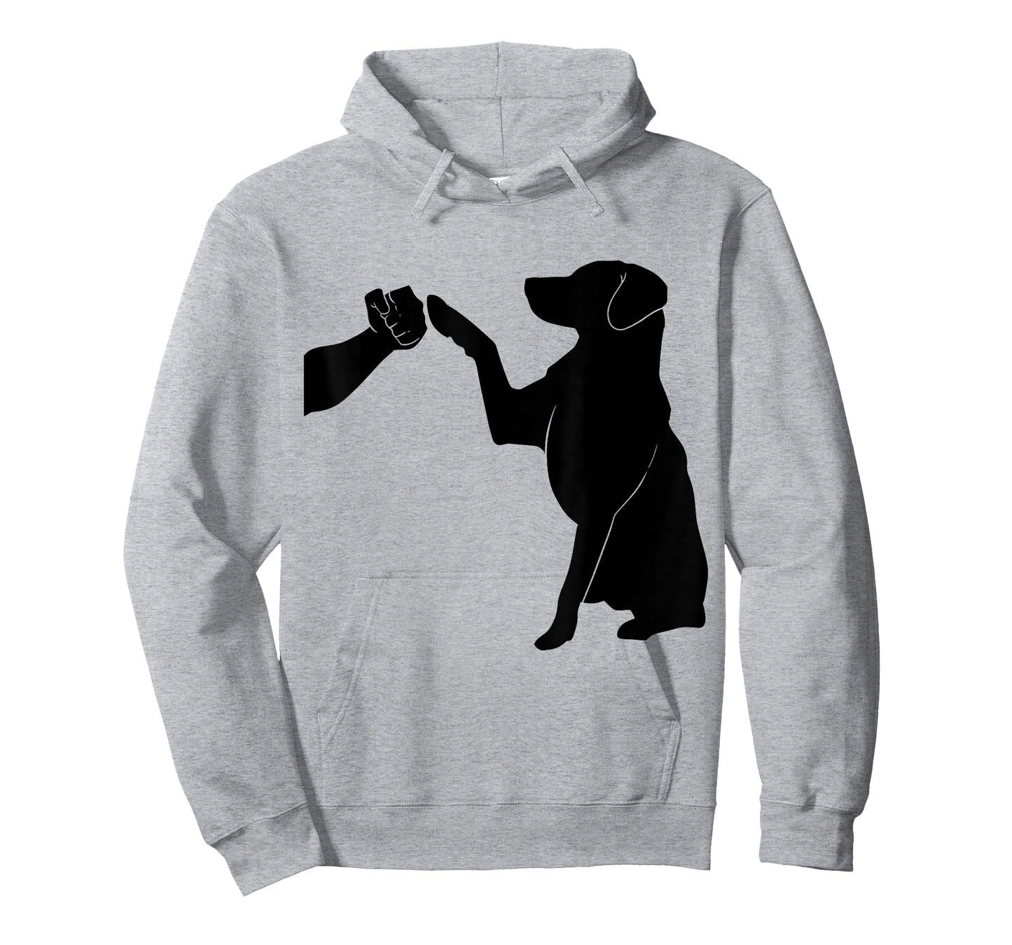 Human And Dog Paw Fist Bump Dog Lover Dog And Man Friendship T-Shirt