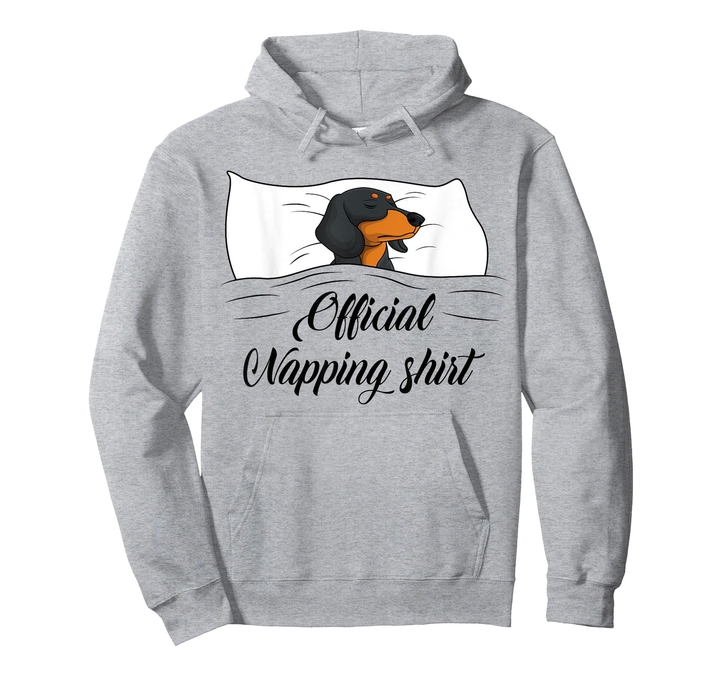Sleeping Dachshund Pyjamas Dog Lover Gift Official Napping T-Shirt