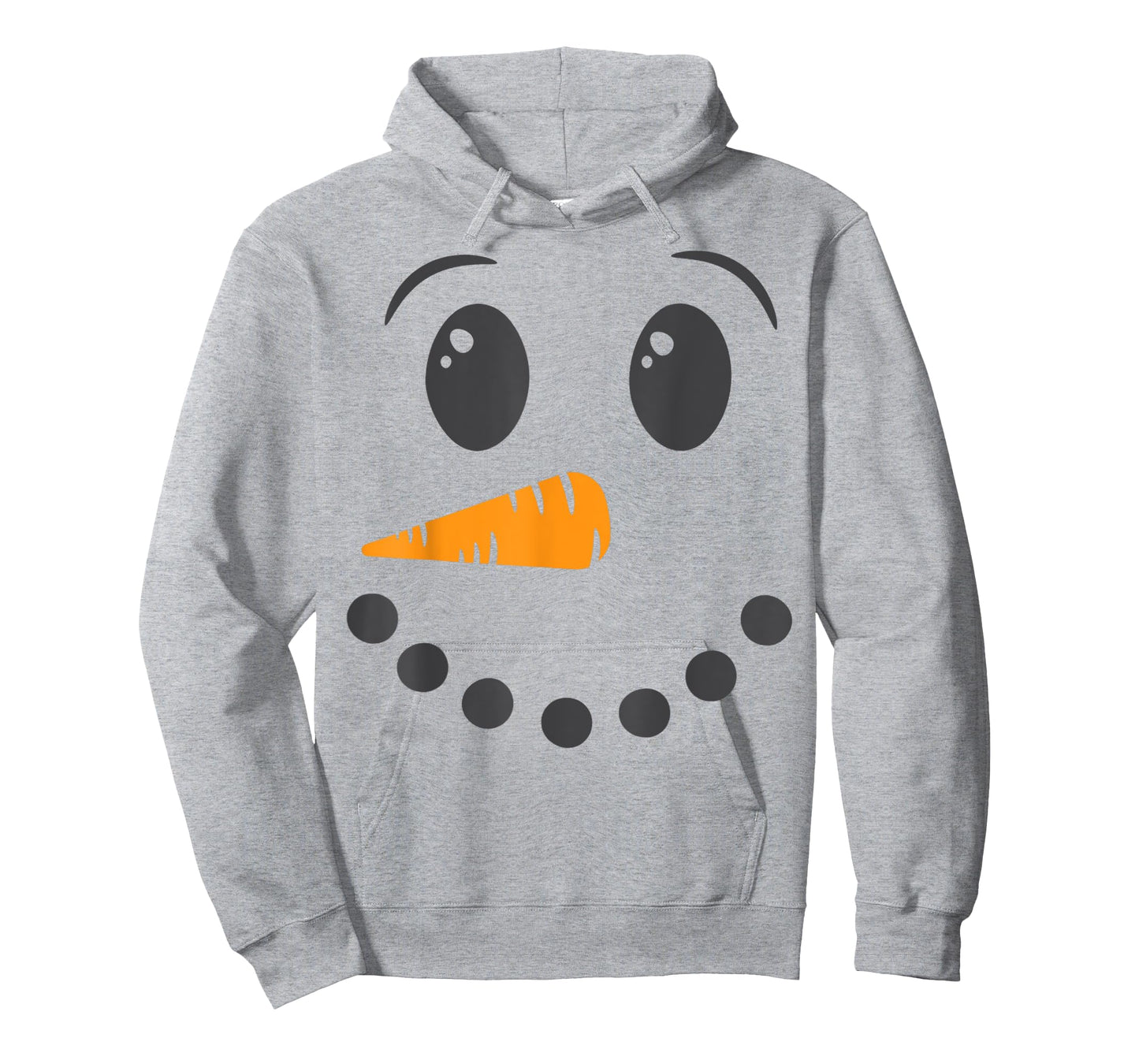 Snowman Face Winter Holiday Matching Couples Family T-Shirt