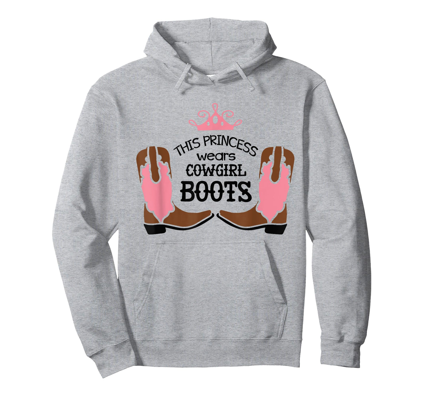 Princess Cowboy Boots Western Cowgirl Girls T Shirt Gift T-Shirt