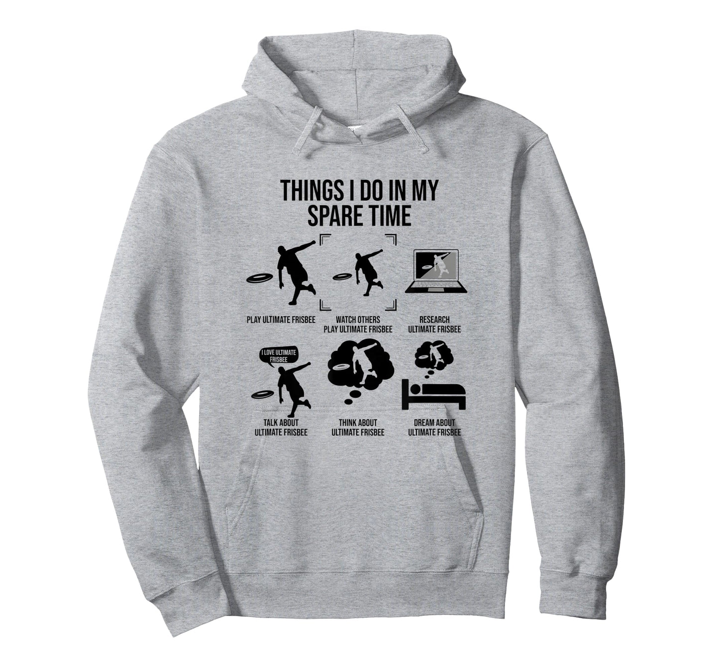 Things I Do In My Spare Time, Funny Ultimate Frisbee T-Shirt