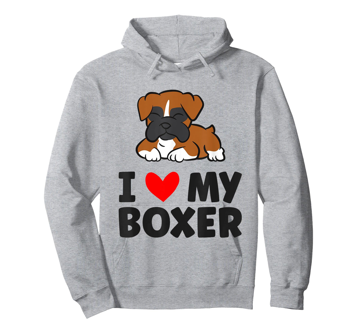 Boxer Dog I Love My Boxer T-Shirt for Men Women Girls Kids