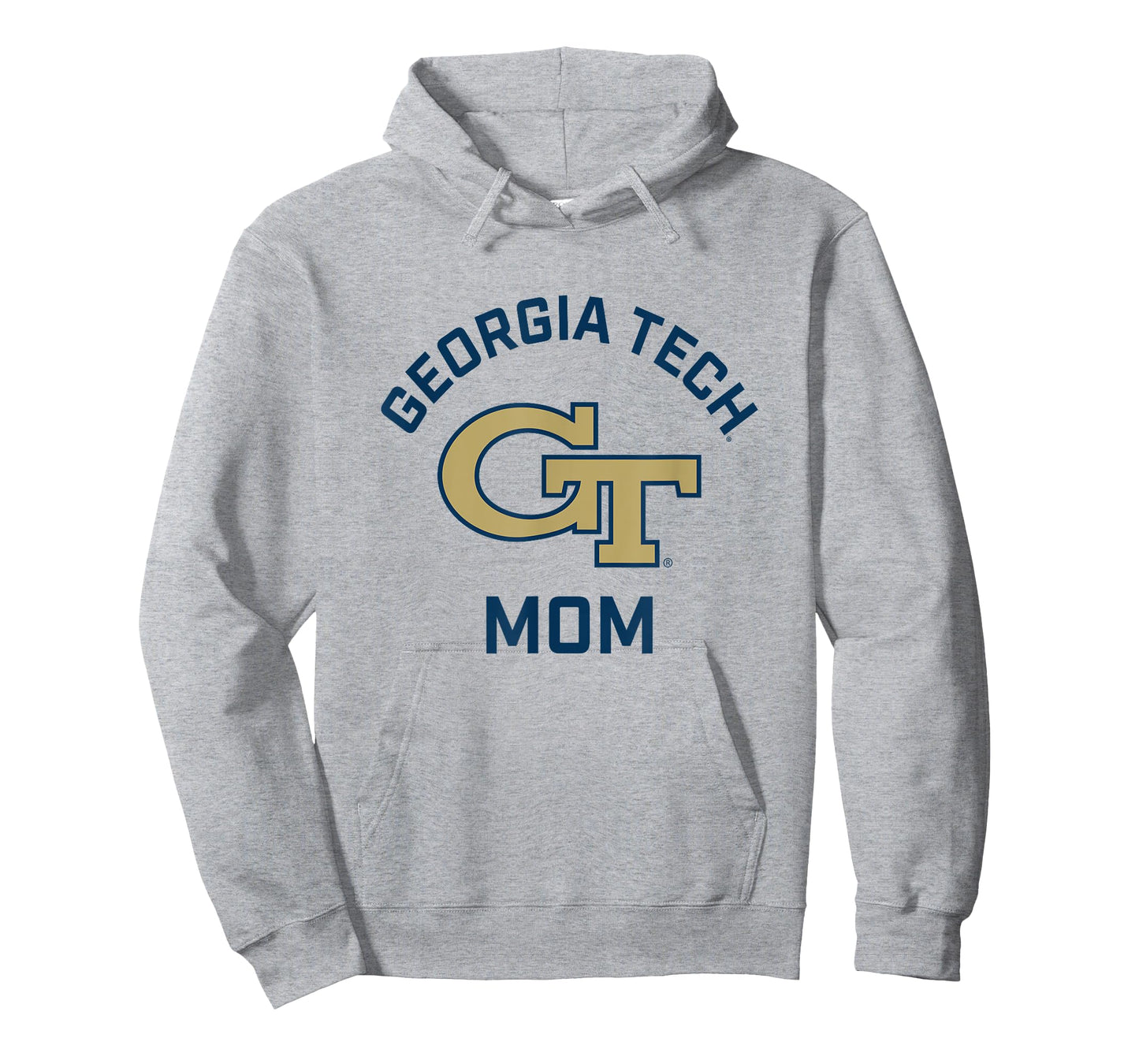 Georgia Tech Yellow Jackets Arched Mom T-Shirt