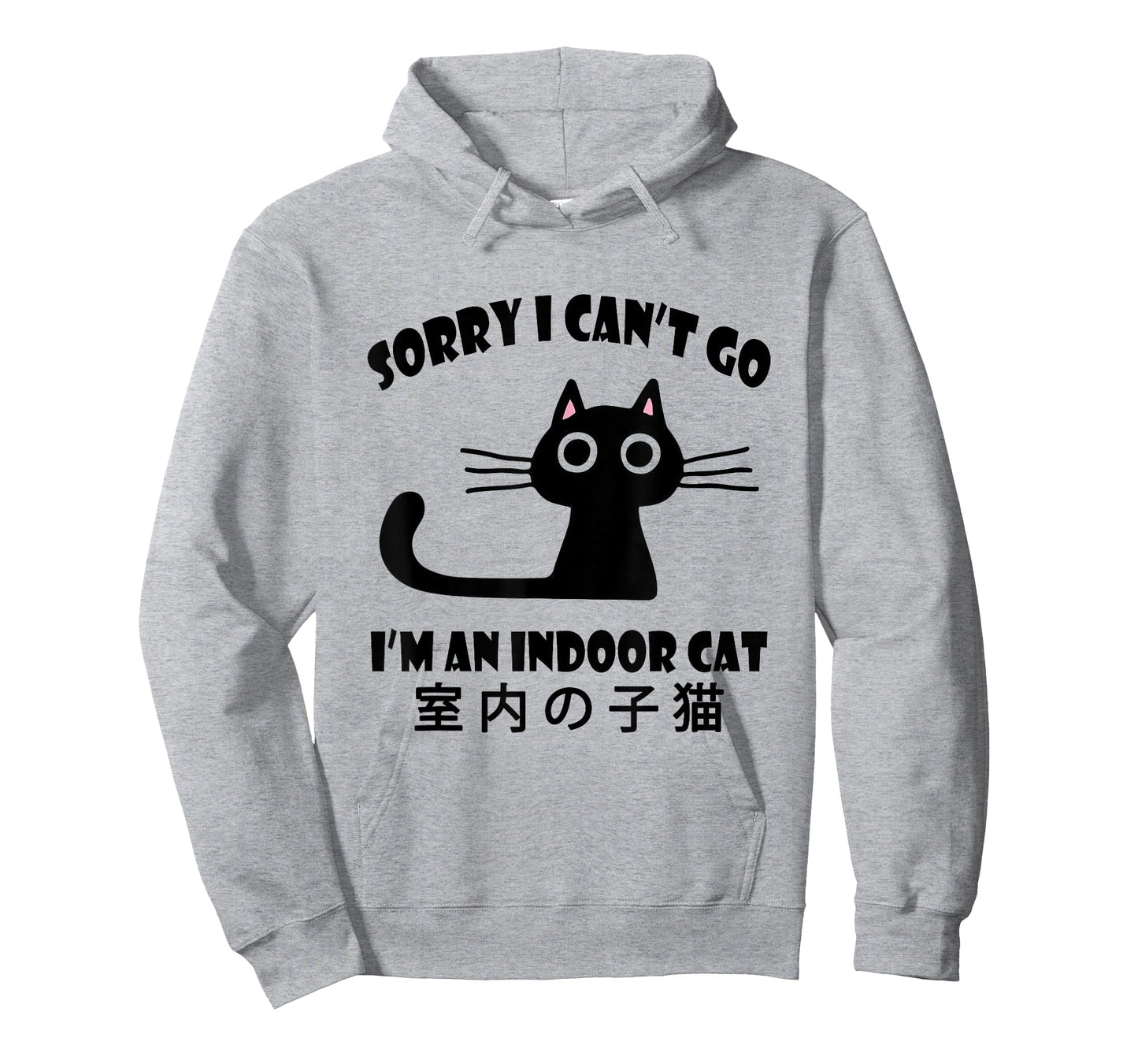 Sorry I Can’t Go I’m an Indoor Cat Funny Cat Lover T-Shirt