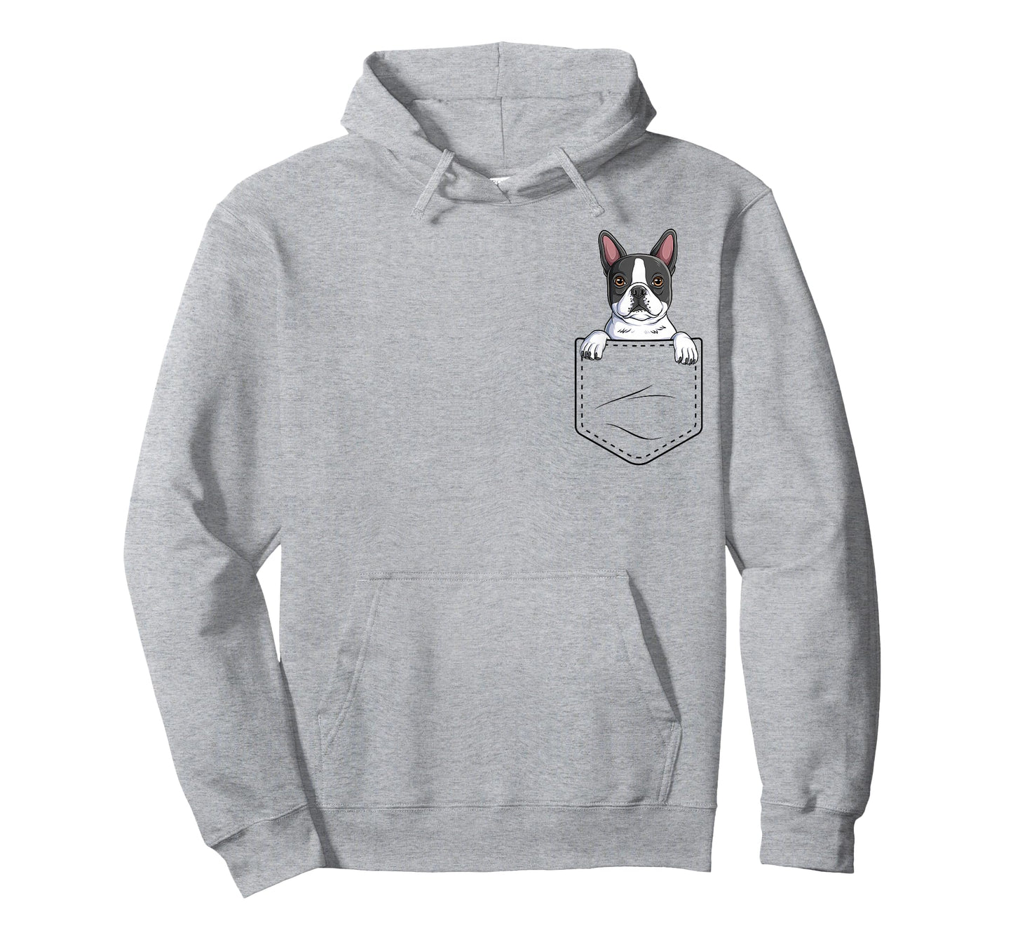 Boston Terrier In The Pocket Cute Boston Terrier Dog Lovers T-Shirt