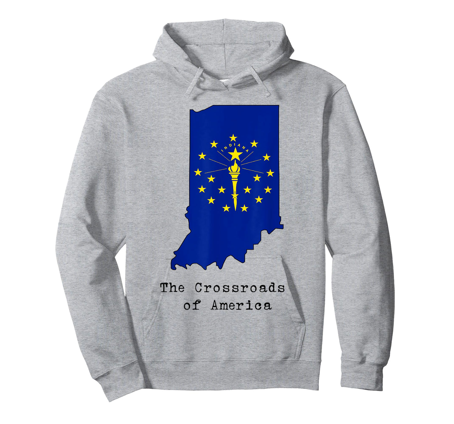 Indiana Crossroads US Home State Souvenir Hometown T-Shirt