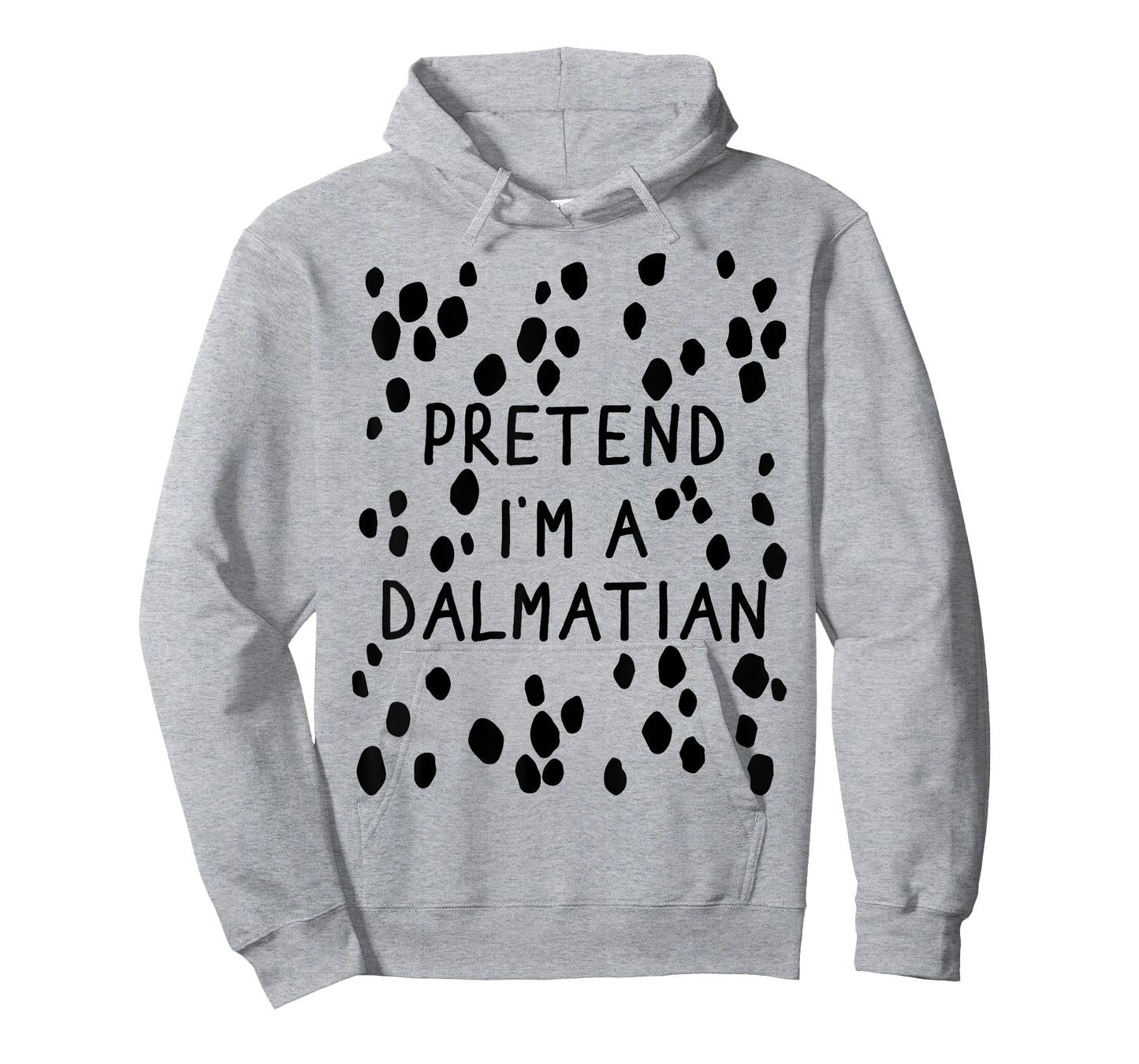 Funny Pretend I'm a Dalmatian Dog Halloween DIY Costume T-Shirt for Men Women Girls Kids