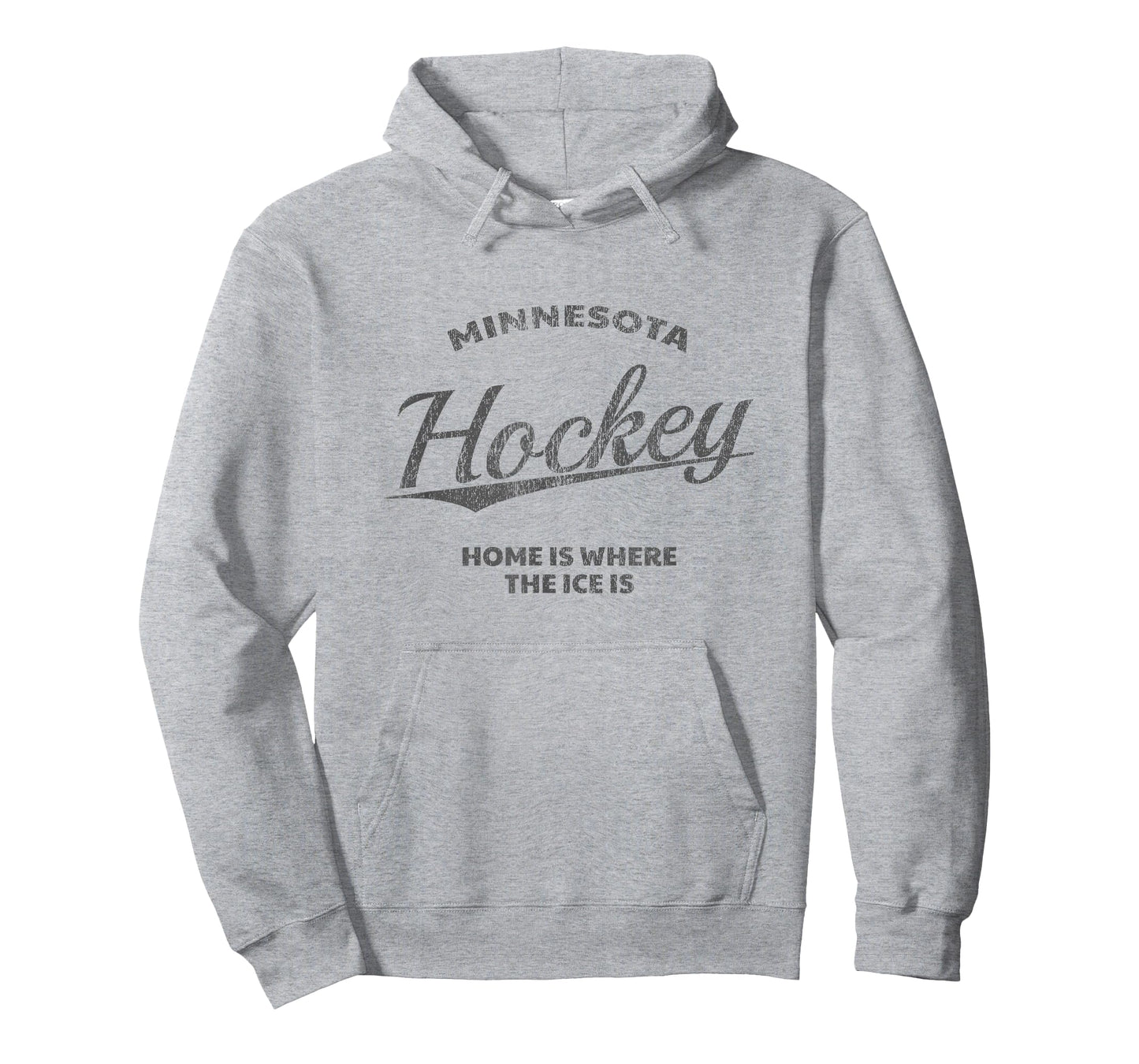 Minnesota Hockey, Home Is Where The Ice Is, Retro-Style T-Shirt