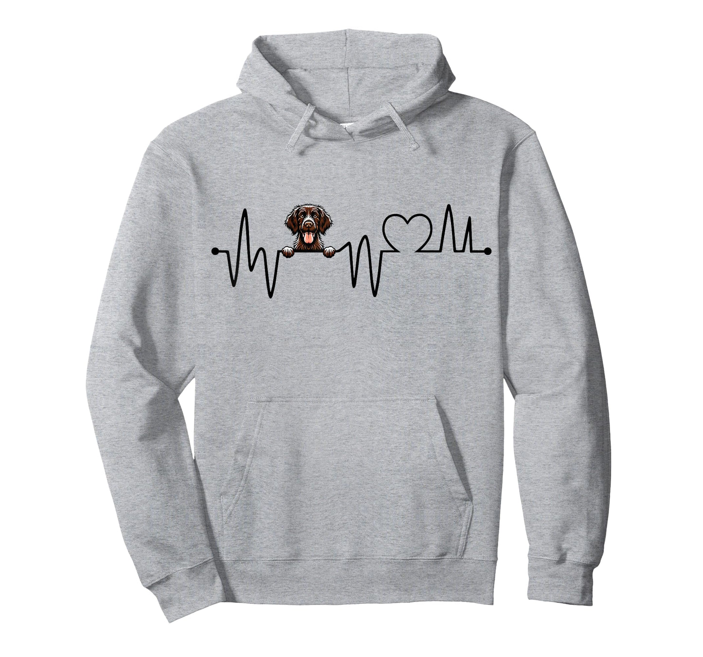 German Wirehaired Pointer Art For Men Women Kids GWP Lover T-Shirt