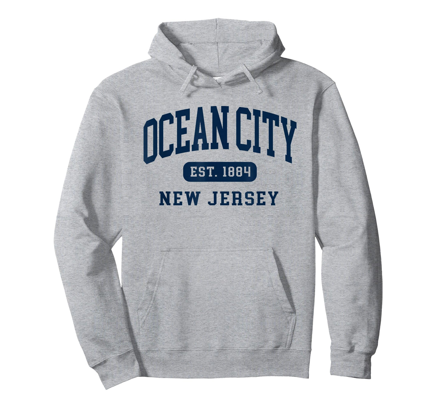 Ocean City New Jersey Retro Est Vintage Souvenir Mens Womens T-Shirt