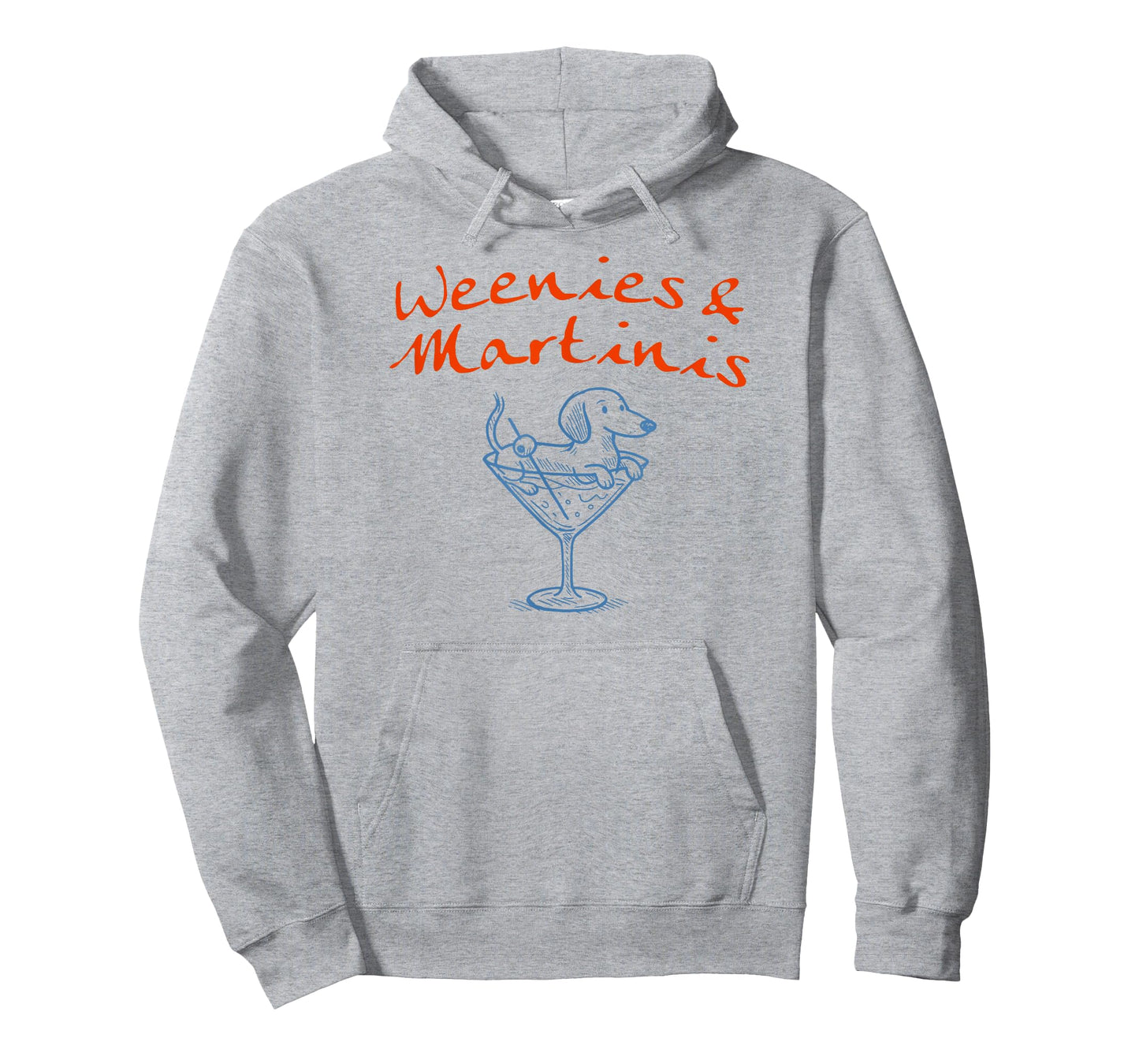 Weenies and Martinis Funny Dachshund Cock Graphic Girl Women T-Shirt