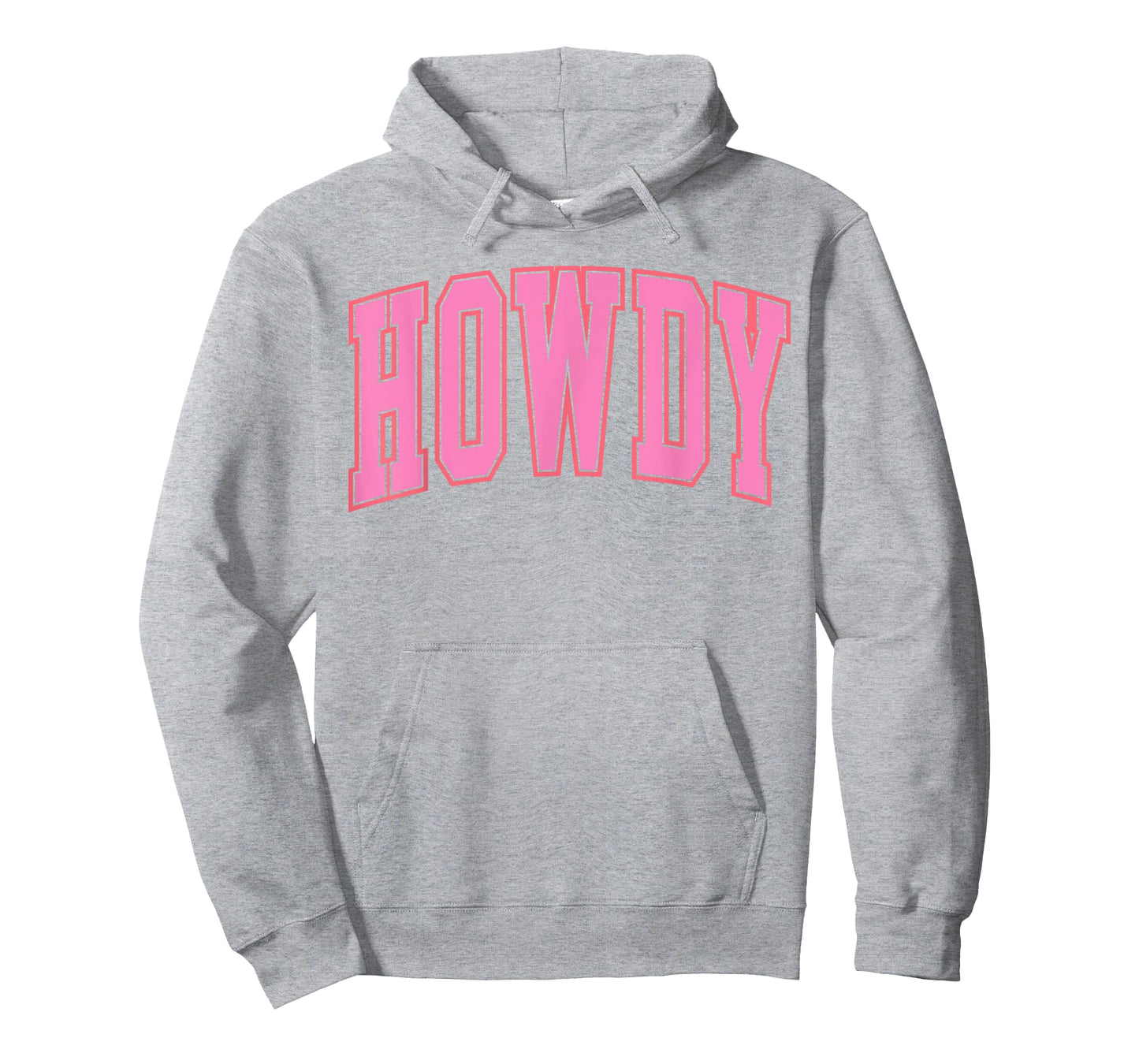 Preppy Cowgirl Varsity Pink Howdy Western Girl Women T-Shirt