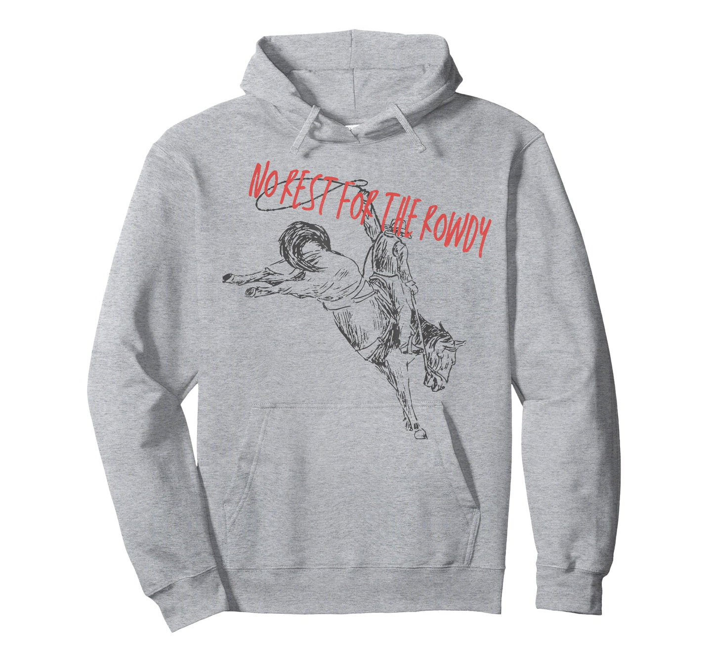 Retro Funny No Rest For The Rowdy Rodeo Western Cowboys T-Shirt