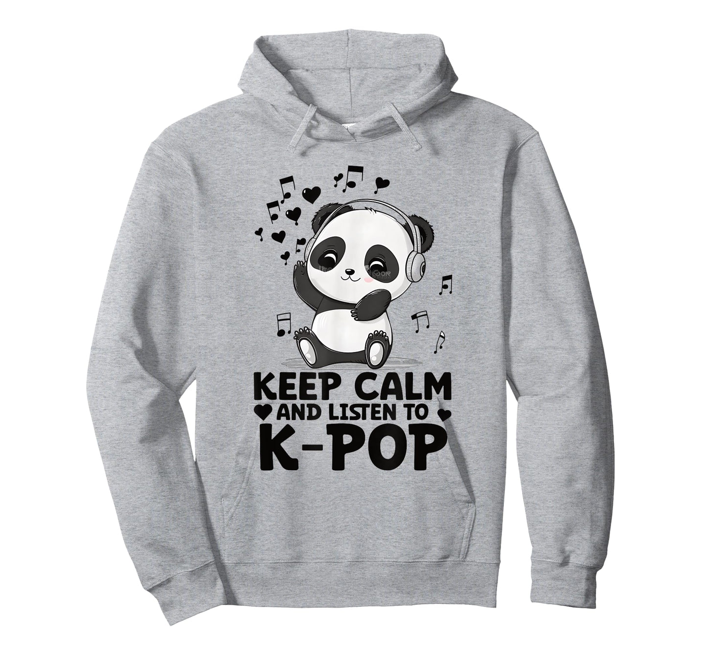 Keep Calm And Listen To Kpop Panda Merch K-pop Merchandise T-Shirt