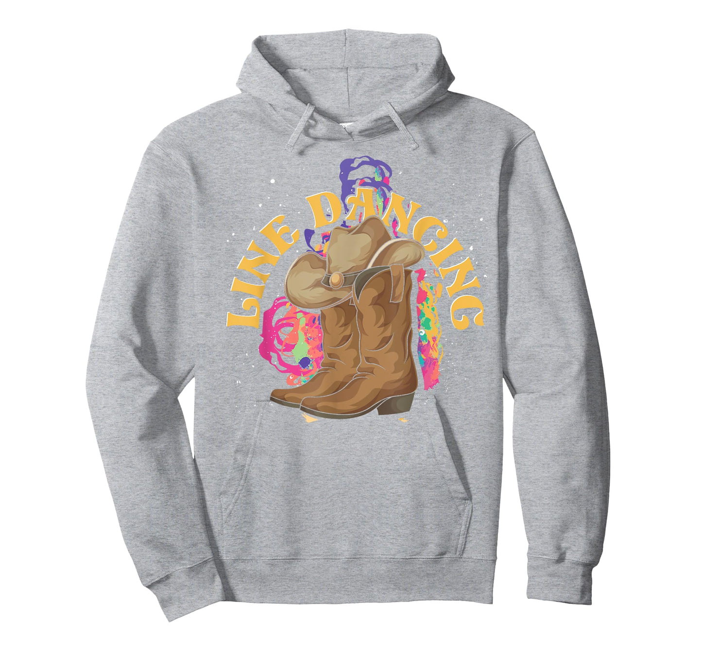 Line Dancing Cowboy Boots Hat Line Dancer Western Line Dance T-Shirt