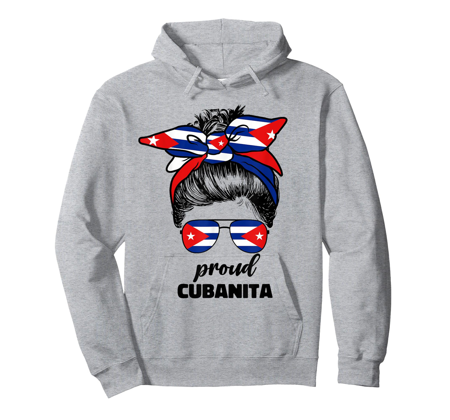 Proud Cubanita Cuban Girl For Woman Girls Cuba Flag Ladies T-Shirt