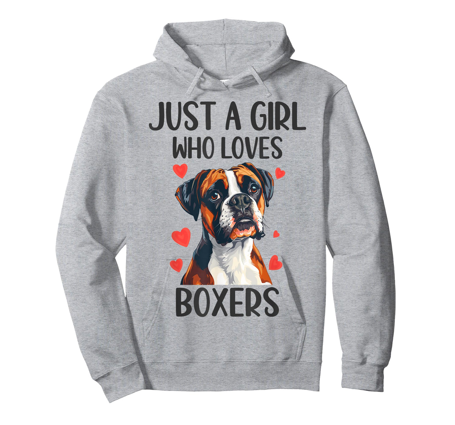 Just a Girl Who Loves Boxers Funny Boxer Dog Owner T-Shirt