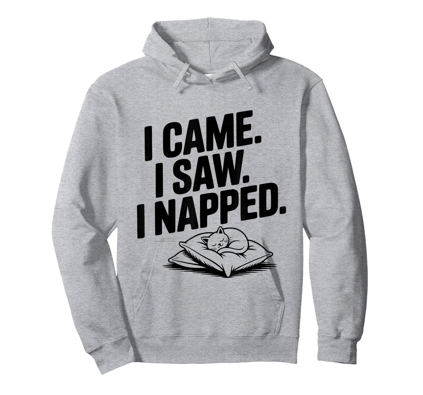 I Came I Saw I Napped Funny Cat Lover Humor T-Shirt