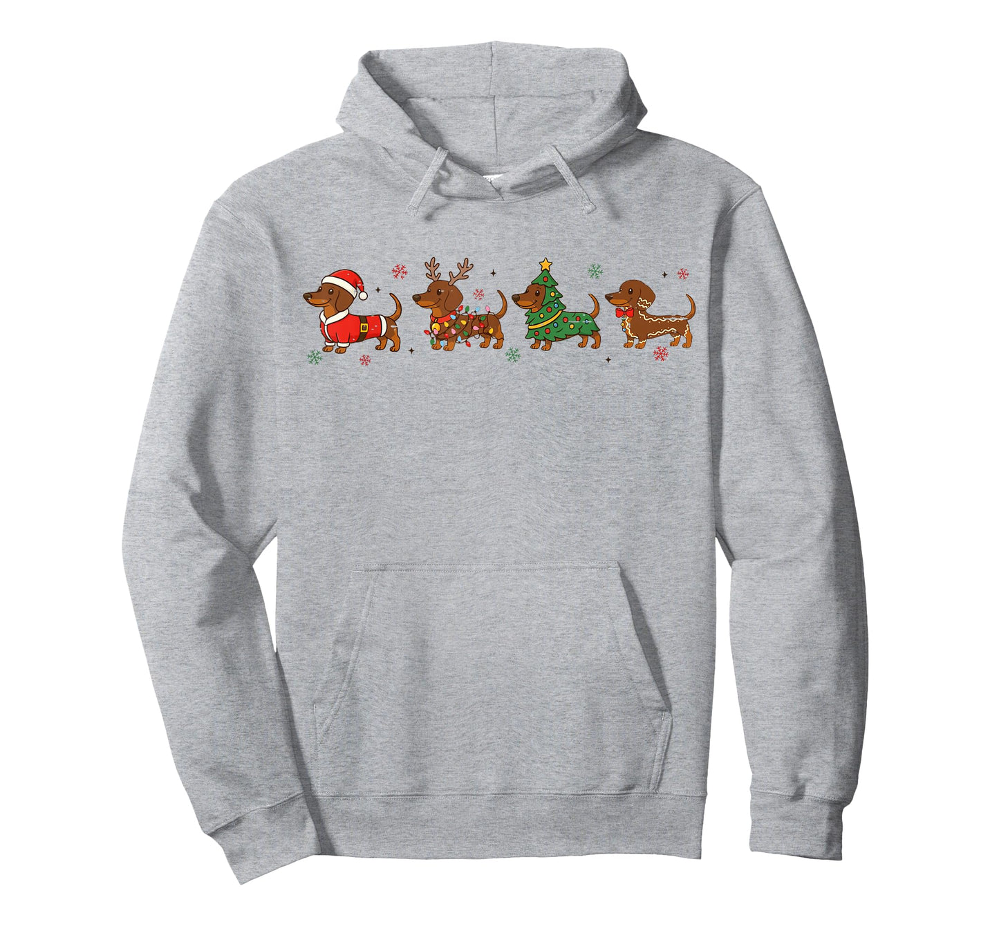 Funny Weenie Dog Dachshund Christmas Cute Merry Xmas Holiday T-Shirt