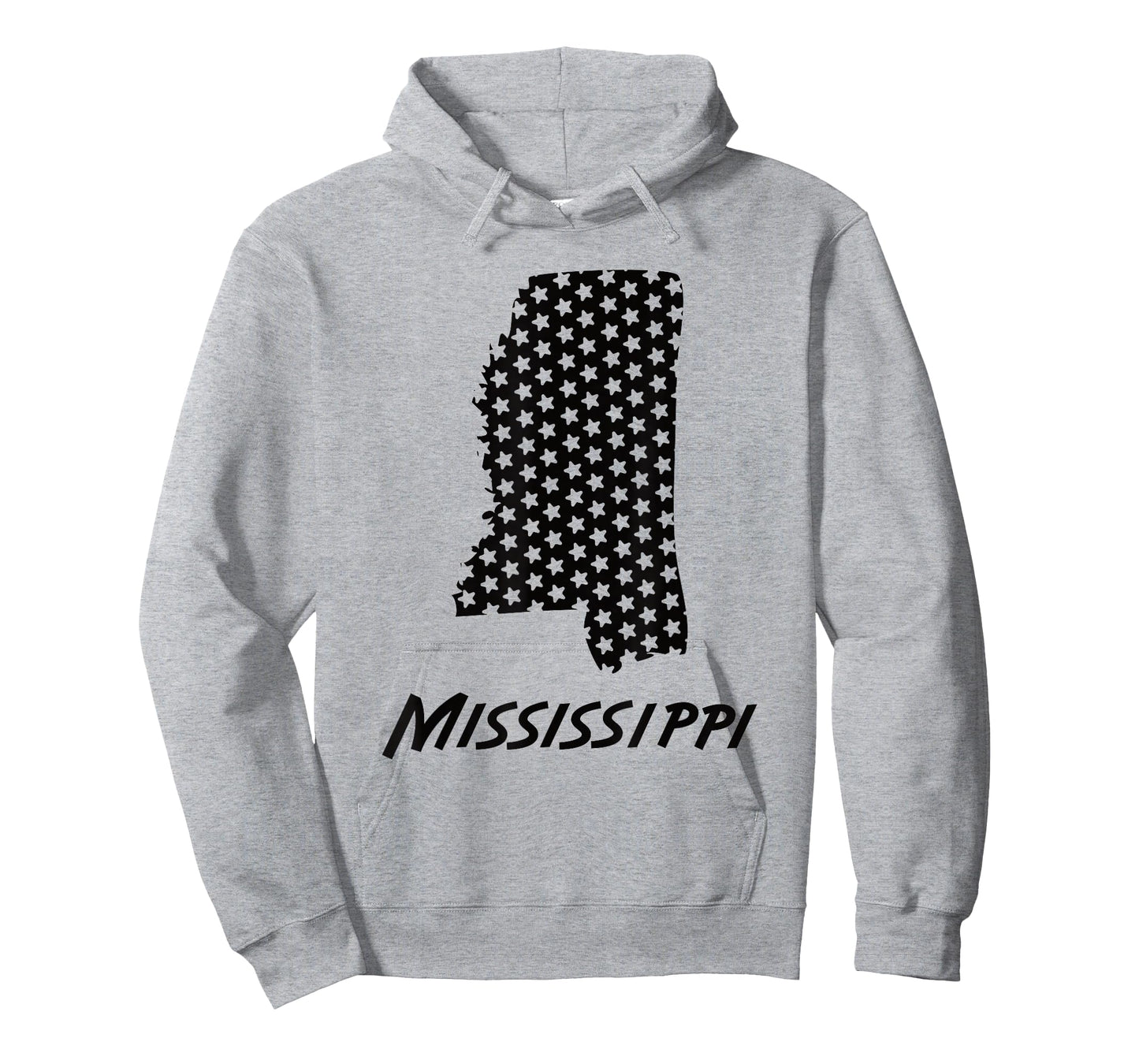 Mississippi USA State Outline Stars Vintage Retro Design T-Shirt