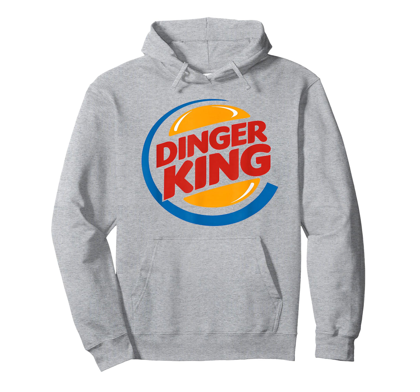 Baseball Dinger King Funny Logo for Home Run Players and Fan T-Shirt