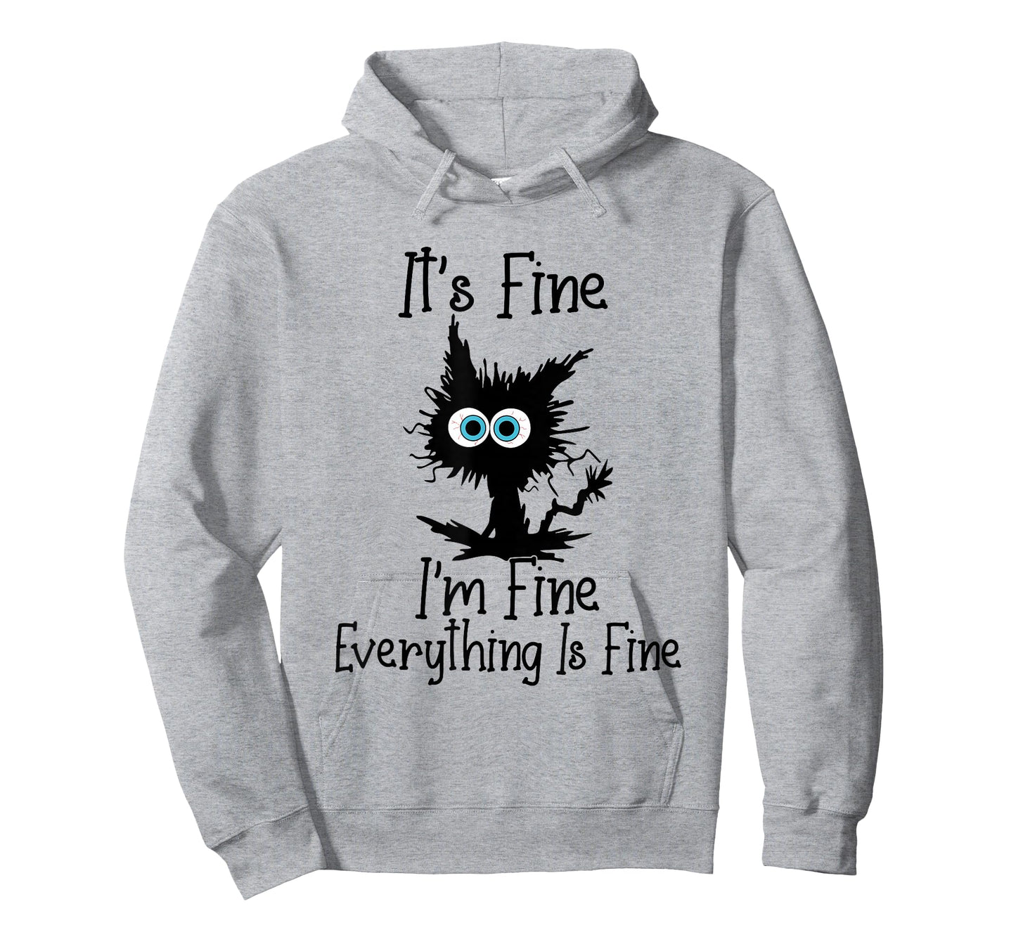It's Fine I'm Fine Everything Is Fine Cat It's Fine I'm Fine T-Shirt