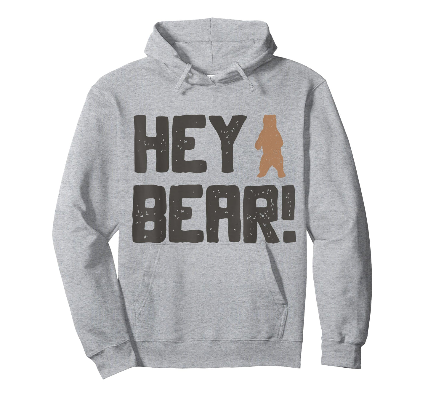 Hey Bear! Funny Hiking Outdoors Black Grizzly Bear Survival T-Shirt