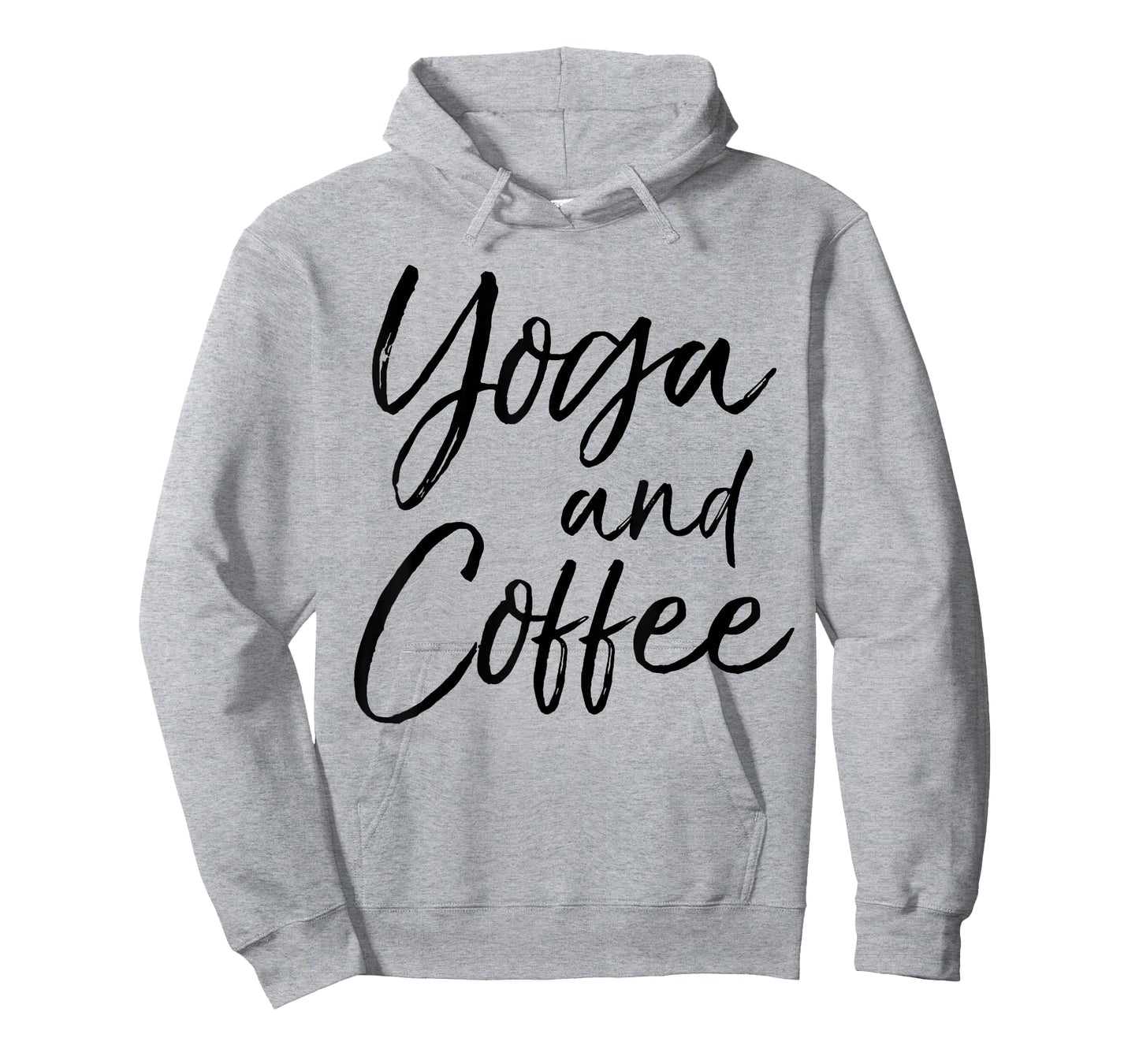 Yoga and Coffee Shirt Funny Caffeine Workout Tee