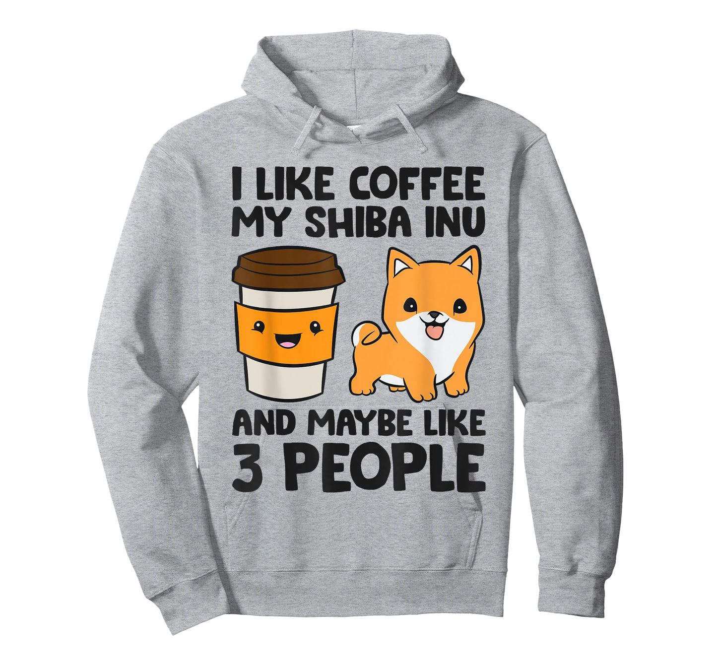 I Like Coffee My Shiba Inu Dog And Maybe Like 3 People T-Shirt