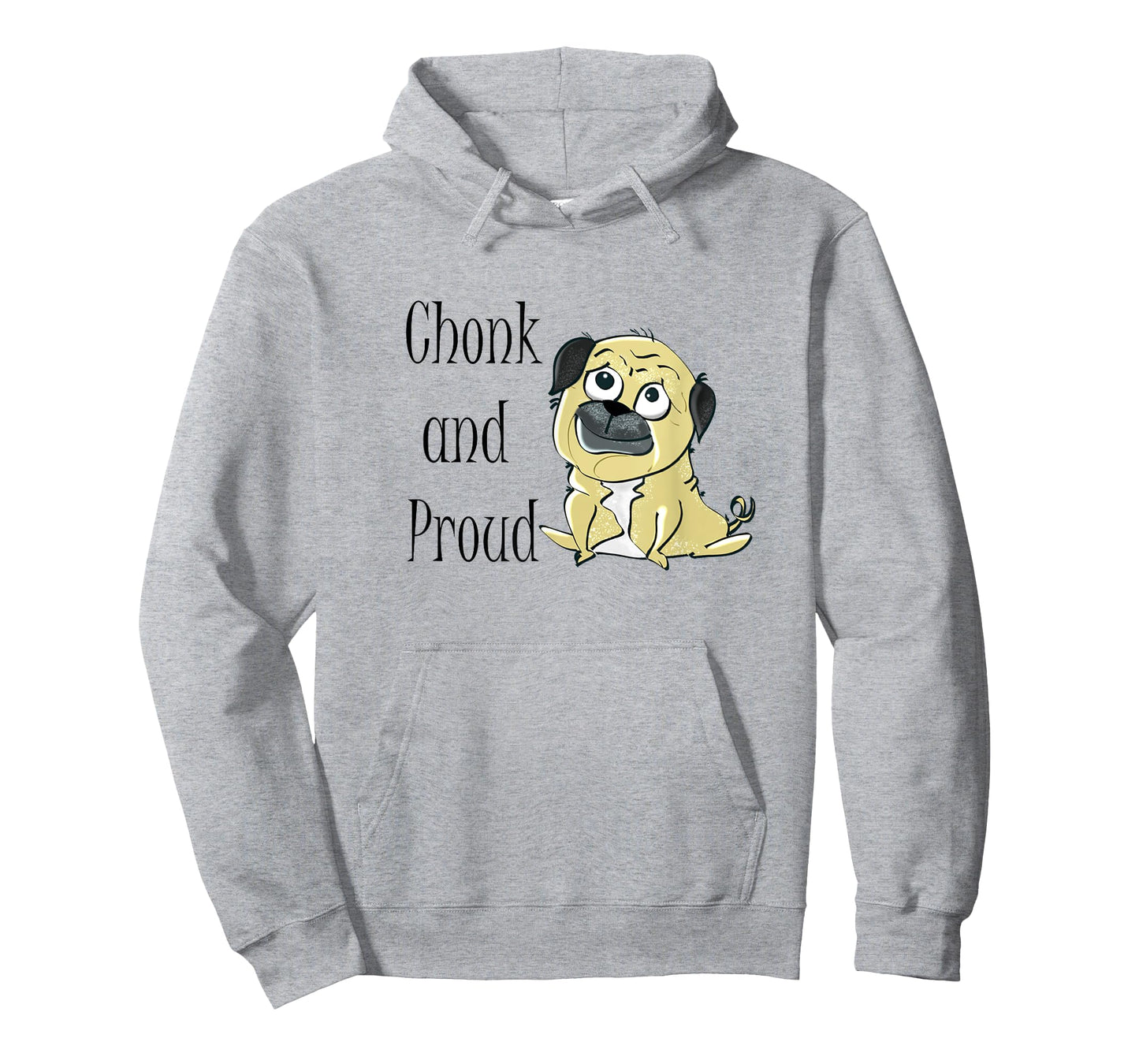 Chonk and Proud | Cute Dog Lover Funny Chubby Pet T-Shirt