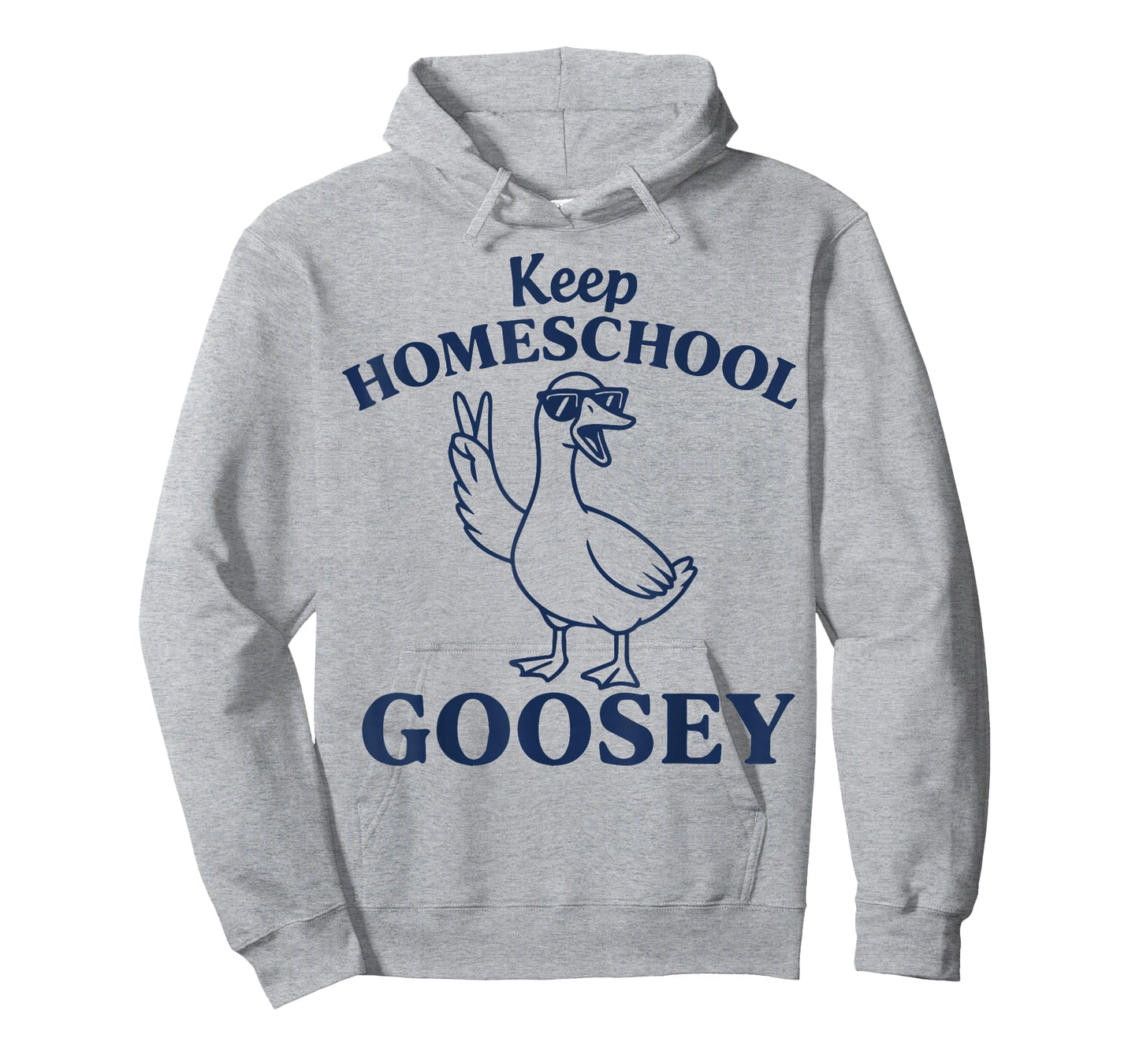 Keep Homeschool Goosey Funny Retro Homeschooling Mom Goose T-Shirt