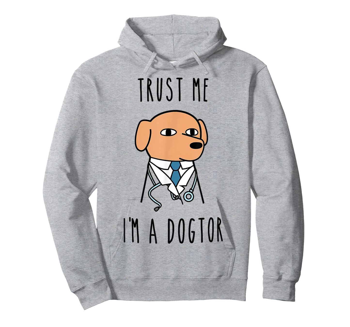 Yosef Trust Me! I'm a Dogtor Unisex Adults T-Shirt Grey Small Classic Fit Short Sleeve