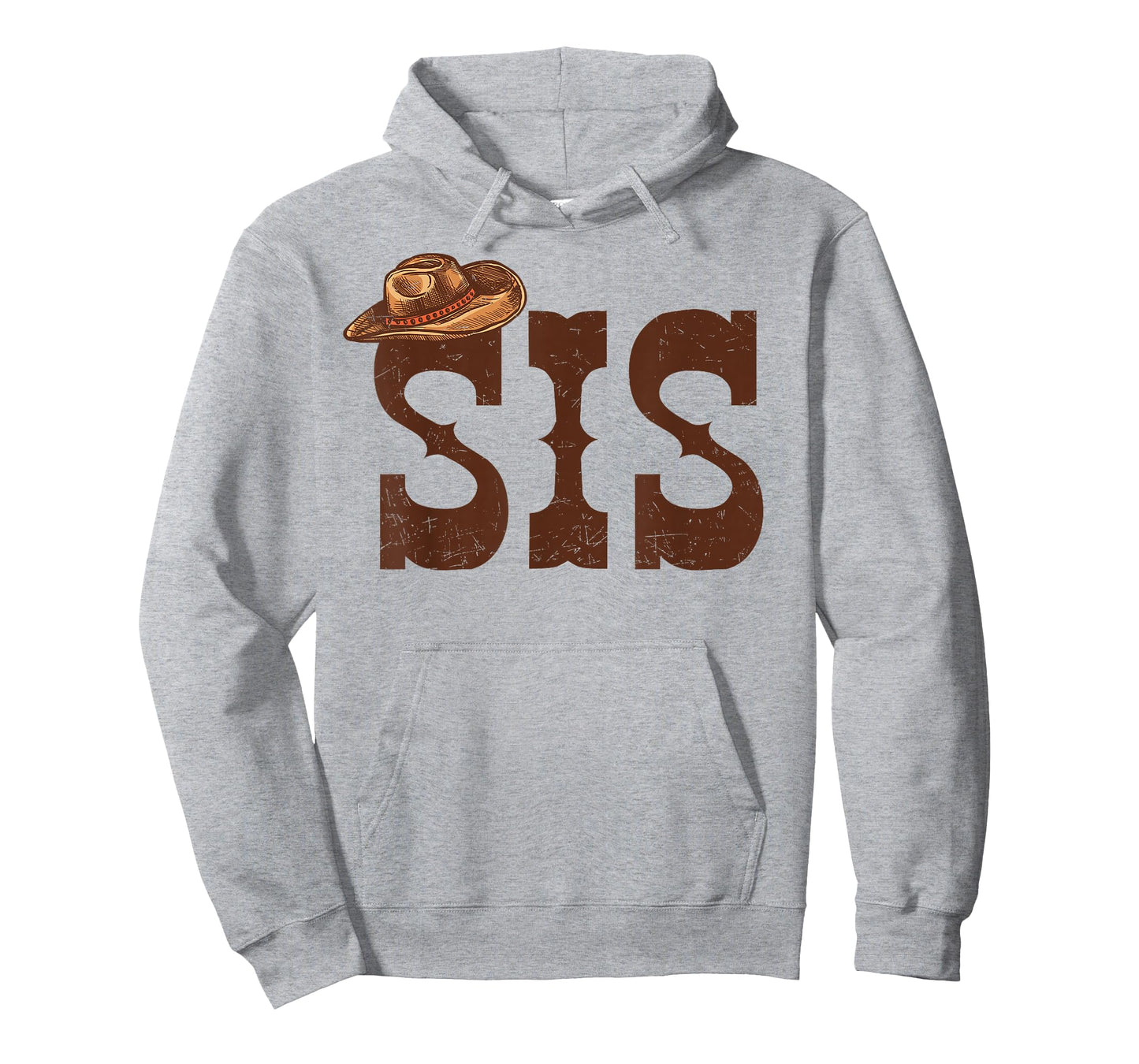 Sis Sister Western Family Matching Birthday Cowboy Cowgirl T-Shirt
