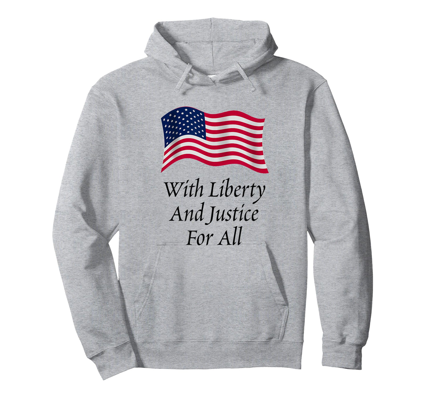 With Liberty and Justice for All American Flag Patriotic T-Shirt
