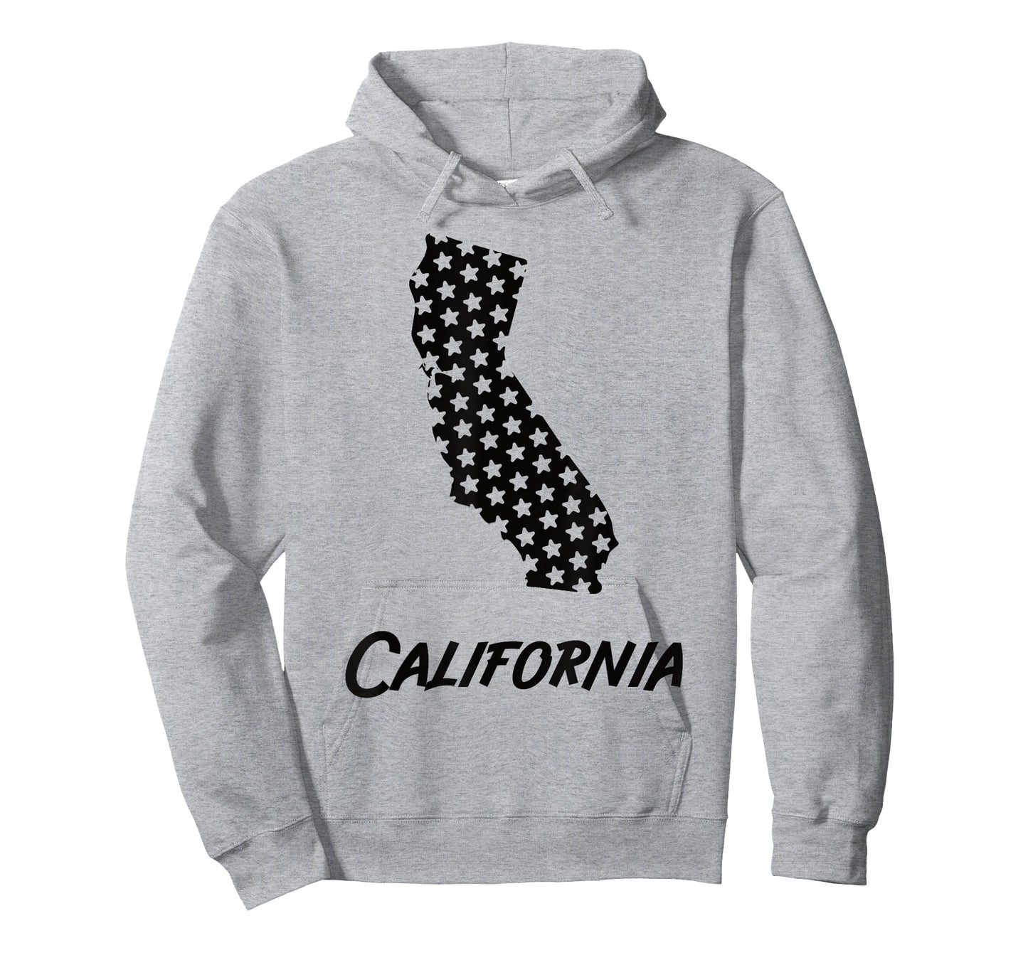 California USA State Outline Stars Vintage Retro Design T-Shirt