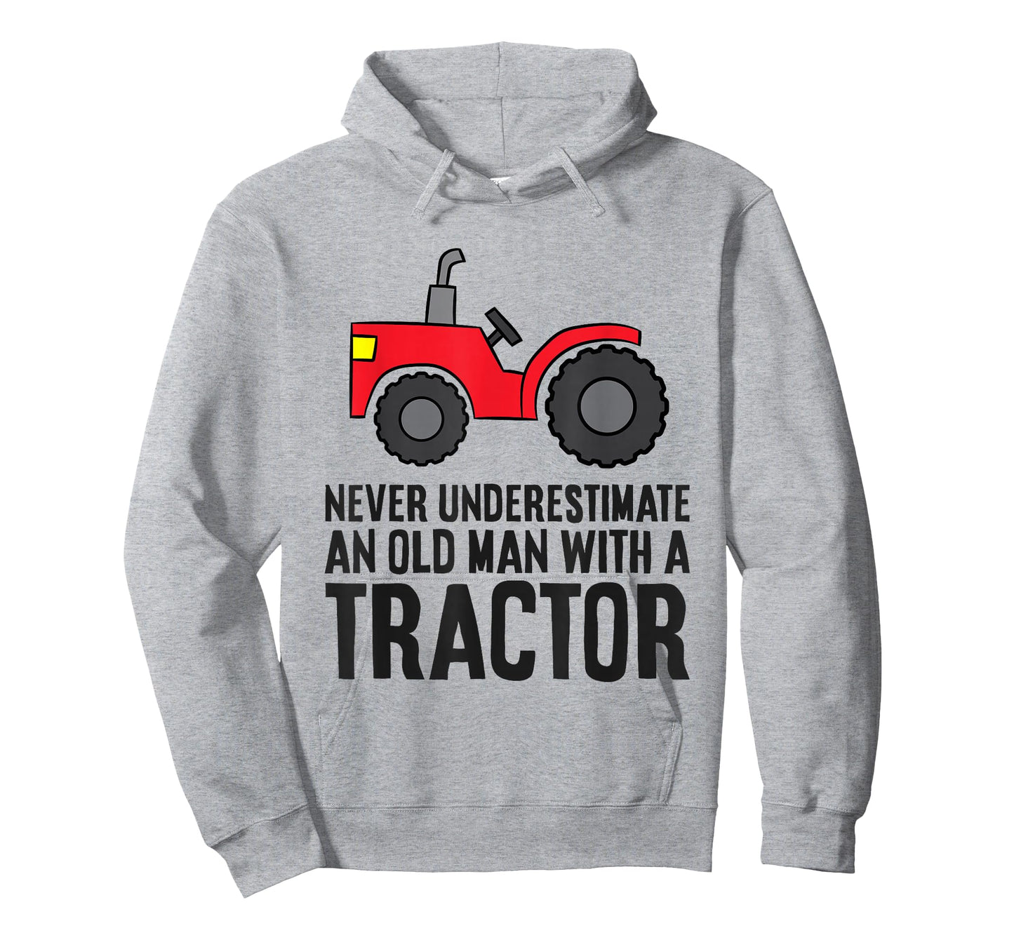 Never Underestimate An Old Man With A Tractor T-Shirt