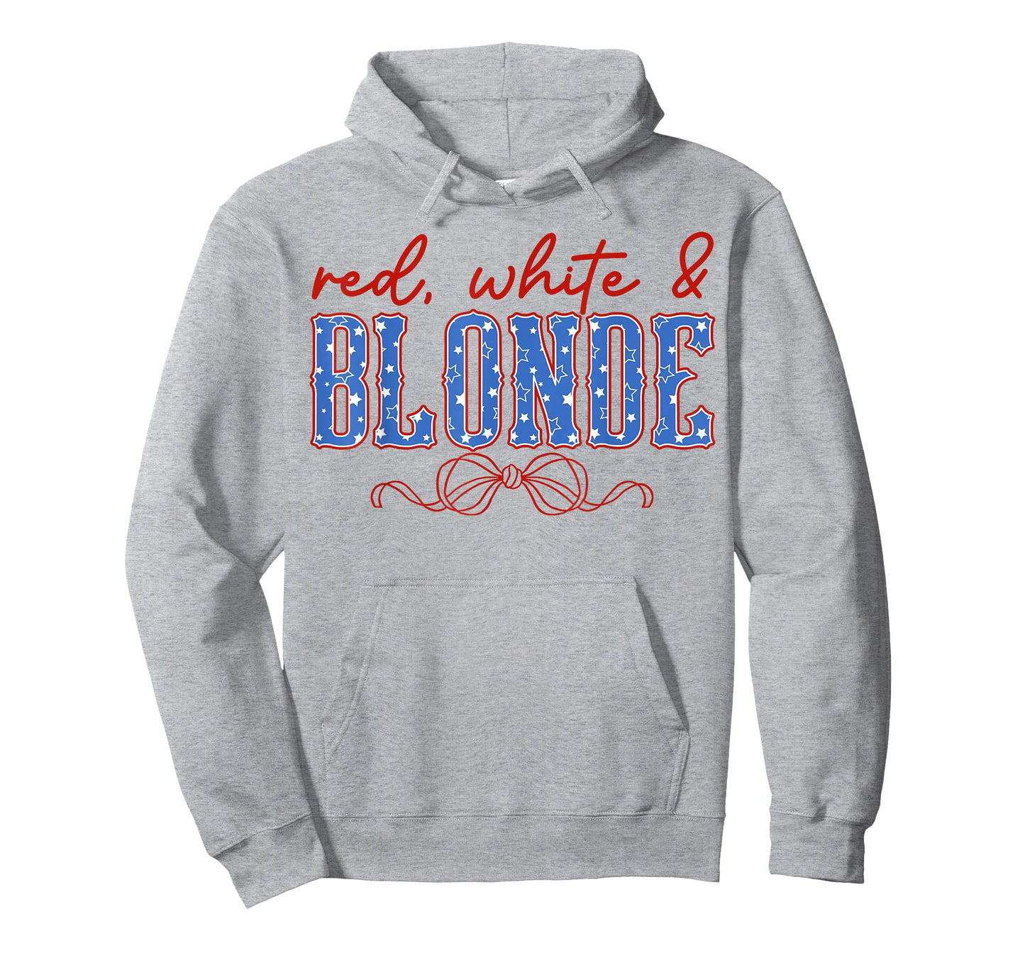 Red White and Blonde Western Country Cowgirl 4th of July T-Shirt