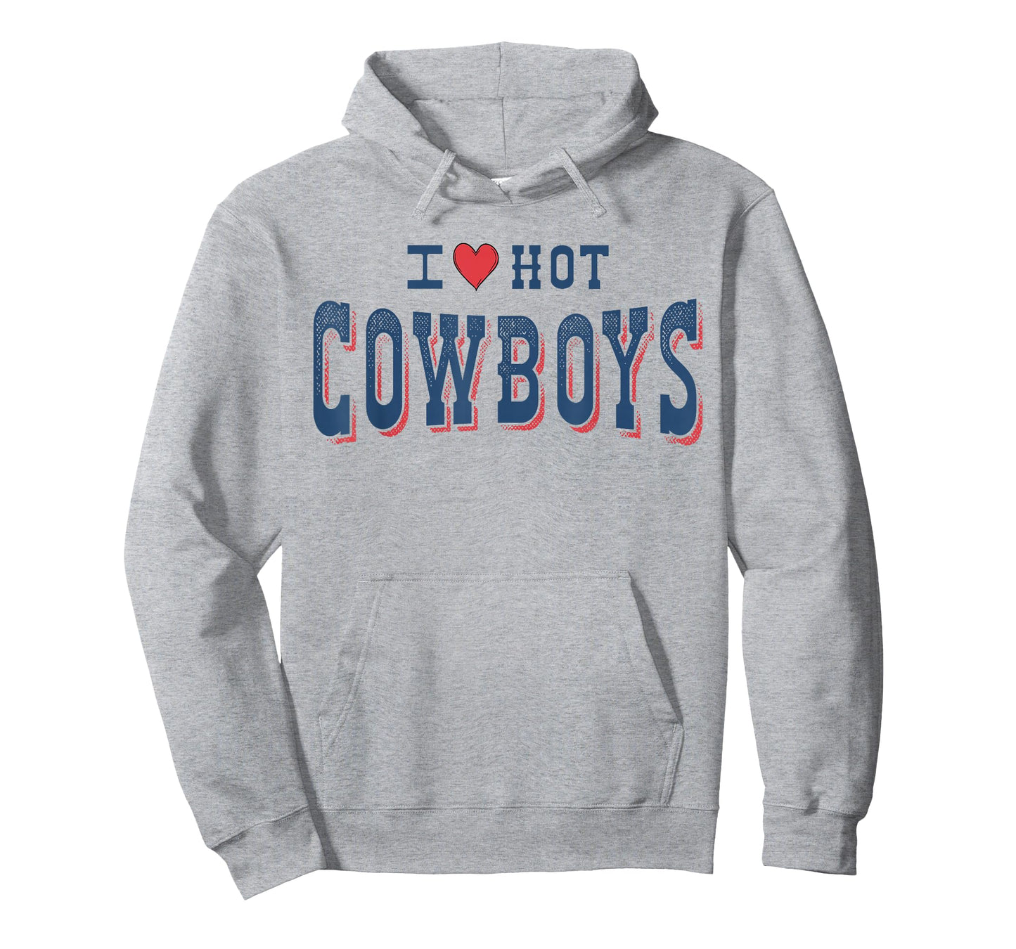 I Love Hot Cowboys Funny Western Rodeo T-Shirt