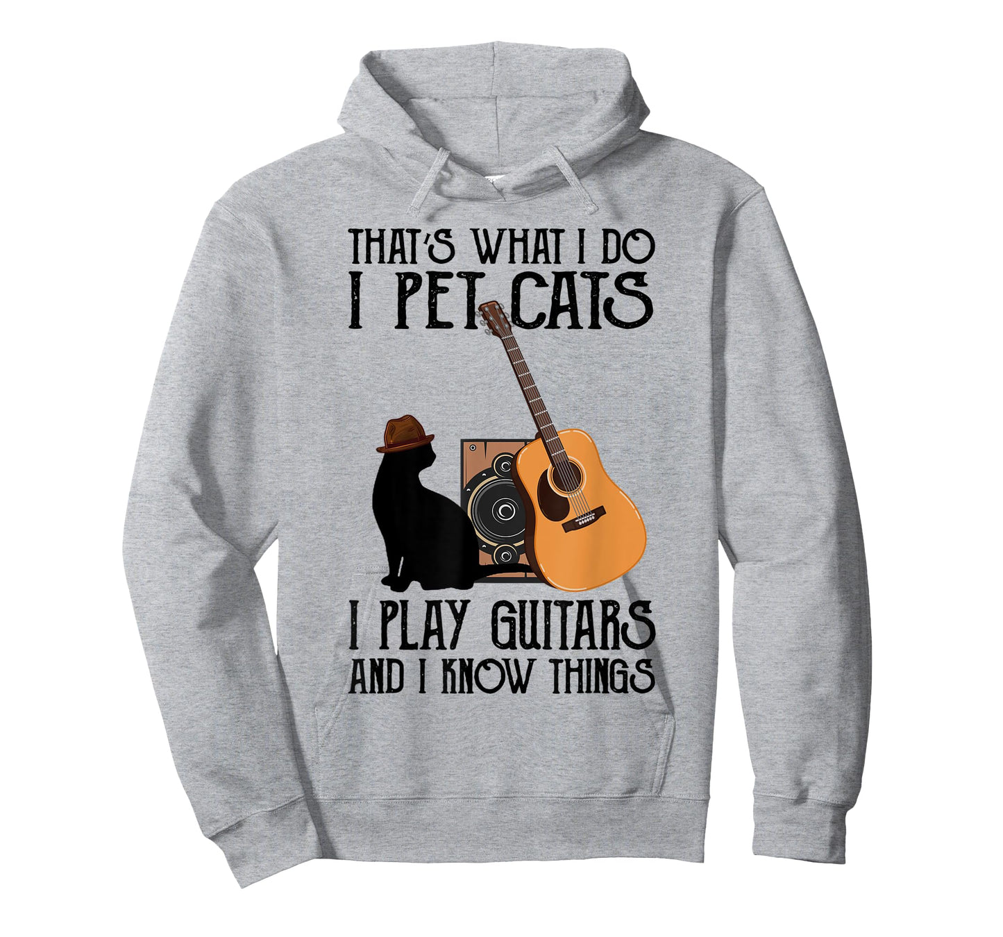 That's What I Do I Pet Cats I Play Guitars T-Shirt