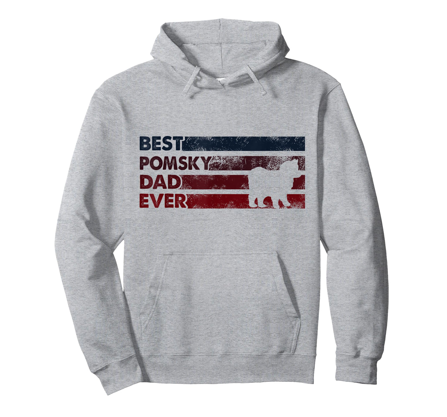 Best Dog Dad Ever - Father Pomsky Men Women T-Shirt