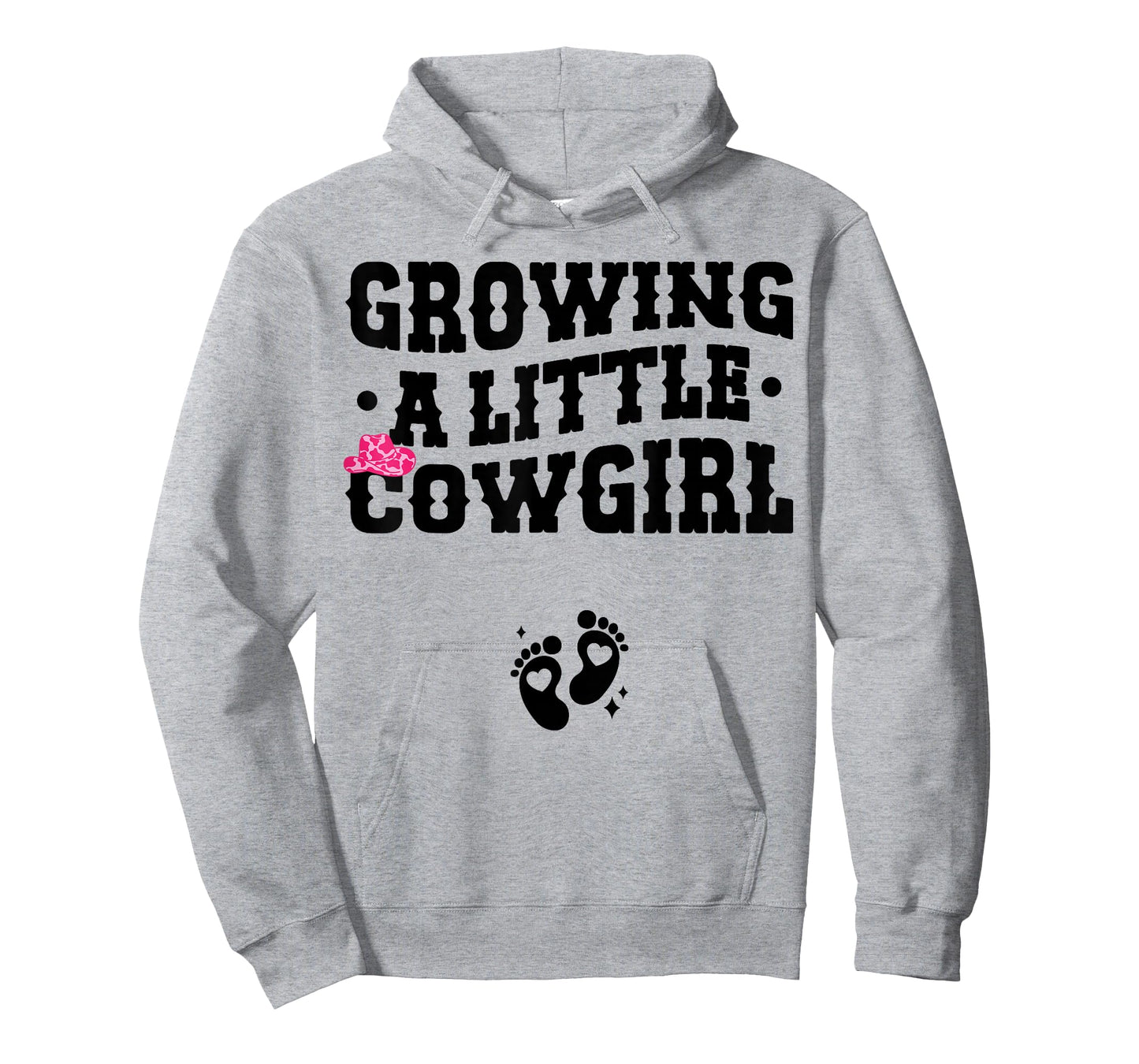 Growing a Little Cowgirl - Country Pregnancy Announcement T-Shirt