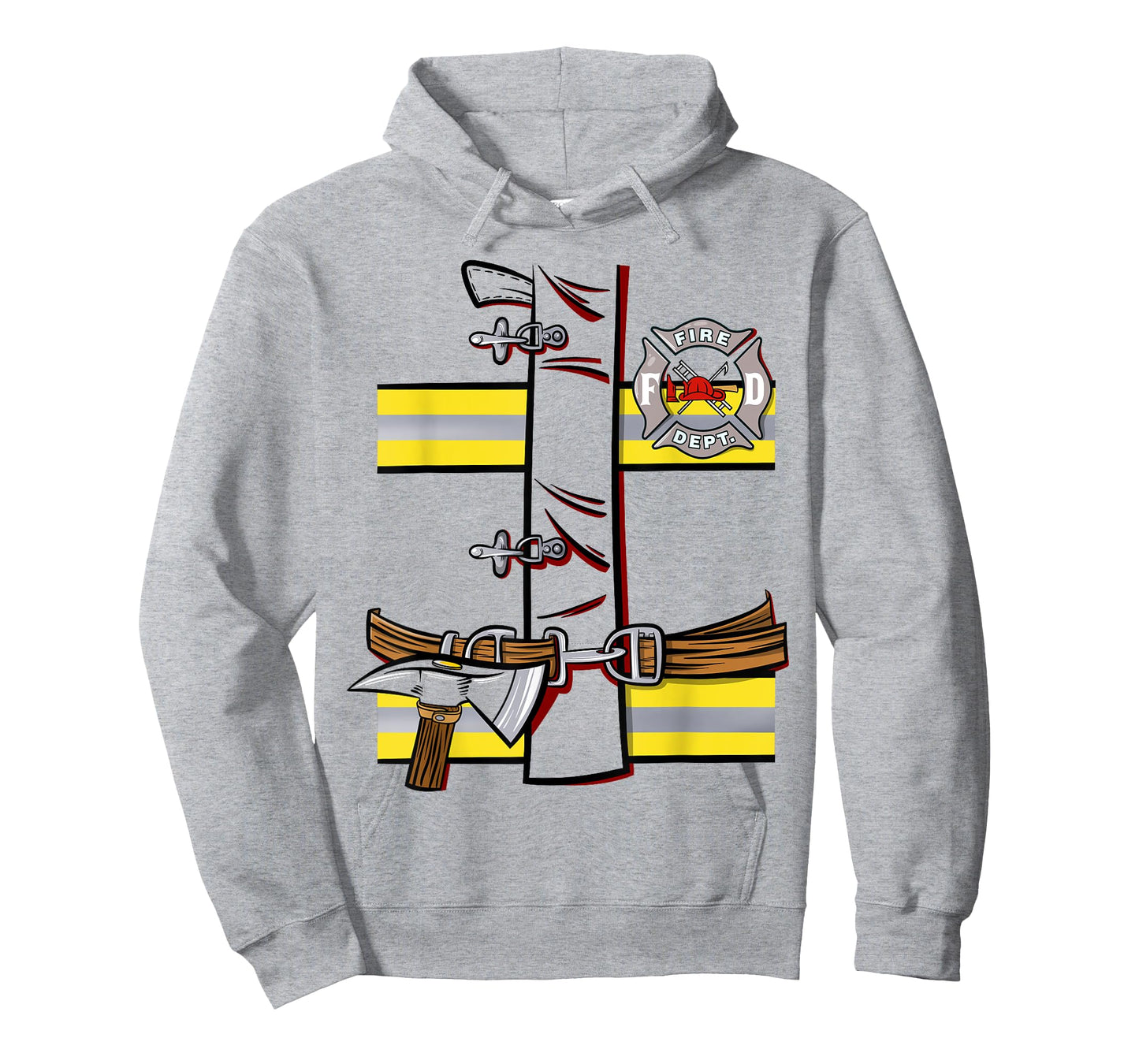 Firefighter Costume Shirt for Halloween
