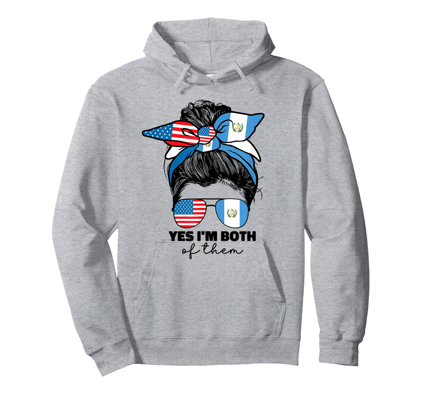 Half Guatemalan And American Guatemala Usa Flag Girl Women T-Shirt