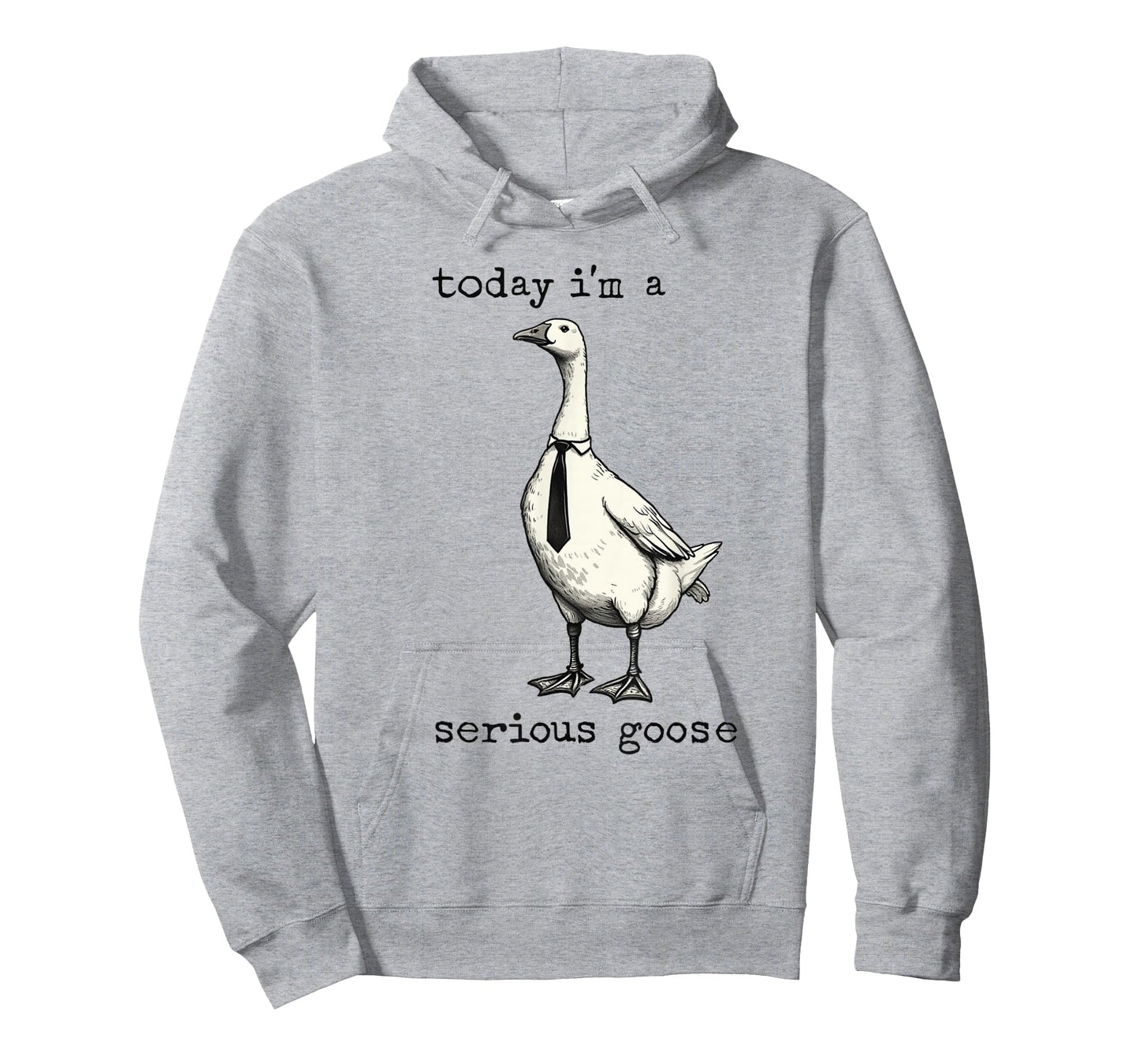 Funny Today I'm a Serious Goose Cute Goose Lovers Meme Geese T-Shirt